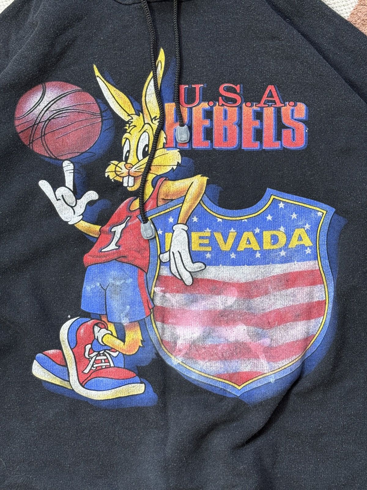 Vintage VINTAGE REBELS USA 2000s BOXY HOODIE Size US M / EU 48-50 / 2 - 2 Thumbnail