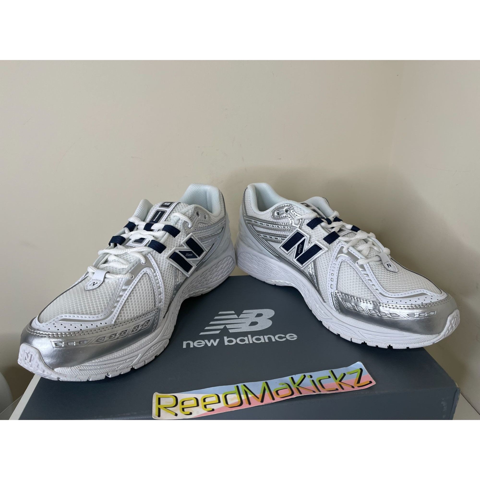 New Balance New Balance 1906R White Navy Metallic Mens 14us Size US 14 / EU 47 - 4 Thumbnail