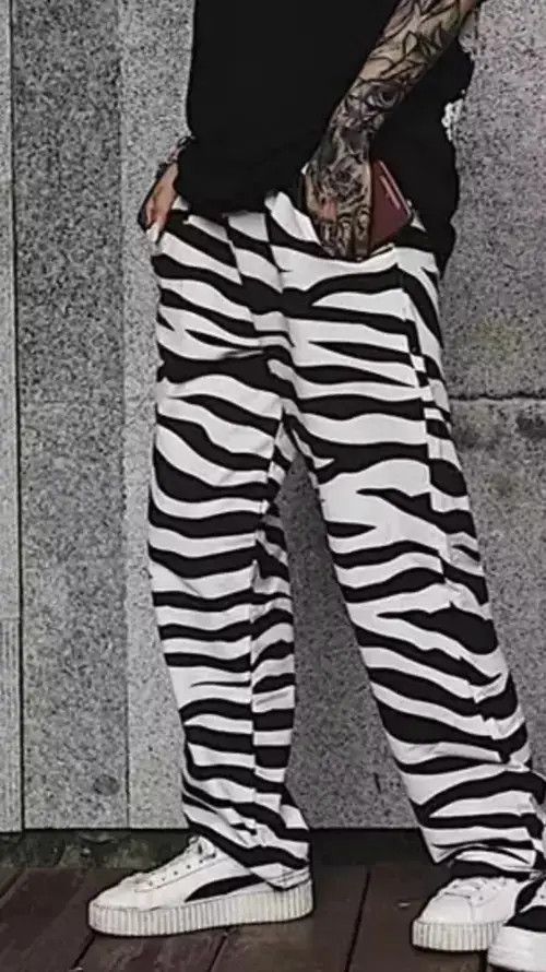 Japanese Brand × Vintage Zebra pattern pants Size US 32 / EU 48 - 3 Thumbnail