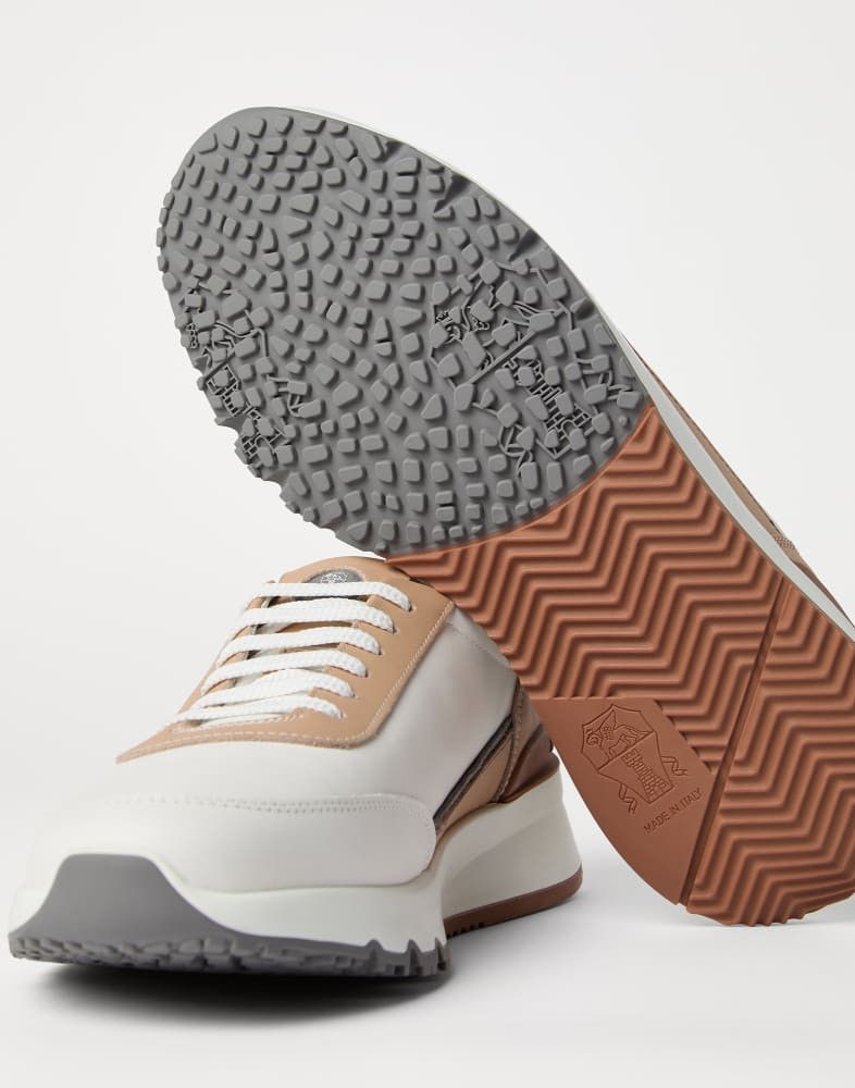 Brunello Cucinelli o1w1db10925 Pair Of Sneakers in White/Beige Size US 10 / EU 43 - 4 Thumbnail