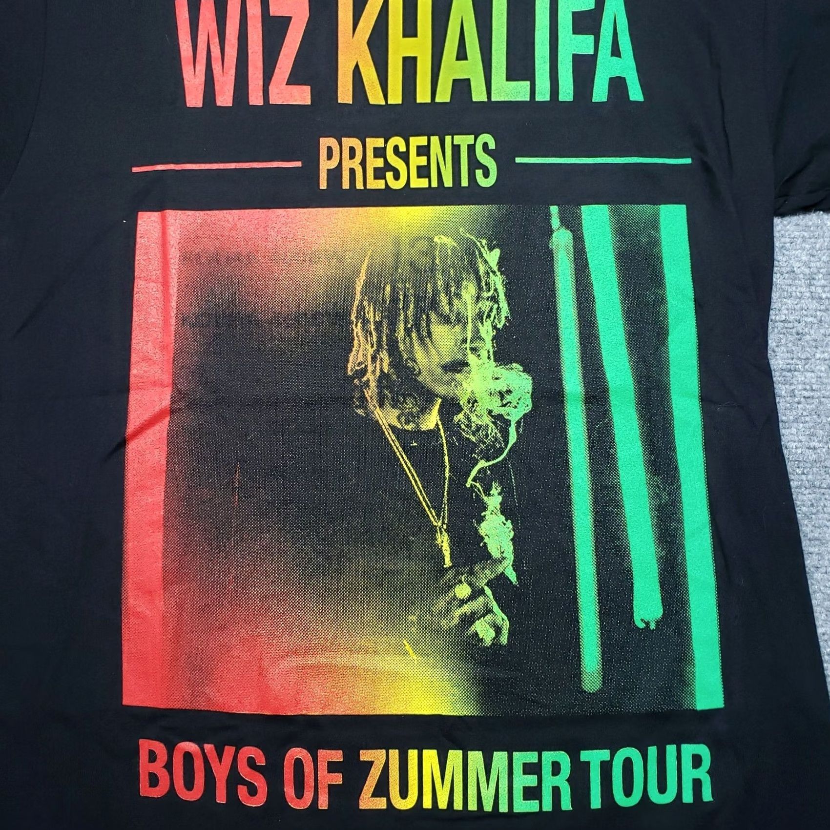 Next Level Next Level T-Shirt Mens S Black Wiz Khalifa Boys Of Zummer Tour Cotton Graphic Print Crew Neck Short Sleeve Size US S / EU 44-46 / 1 - 2 Thumbnail