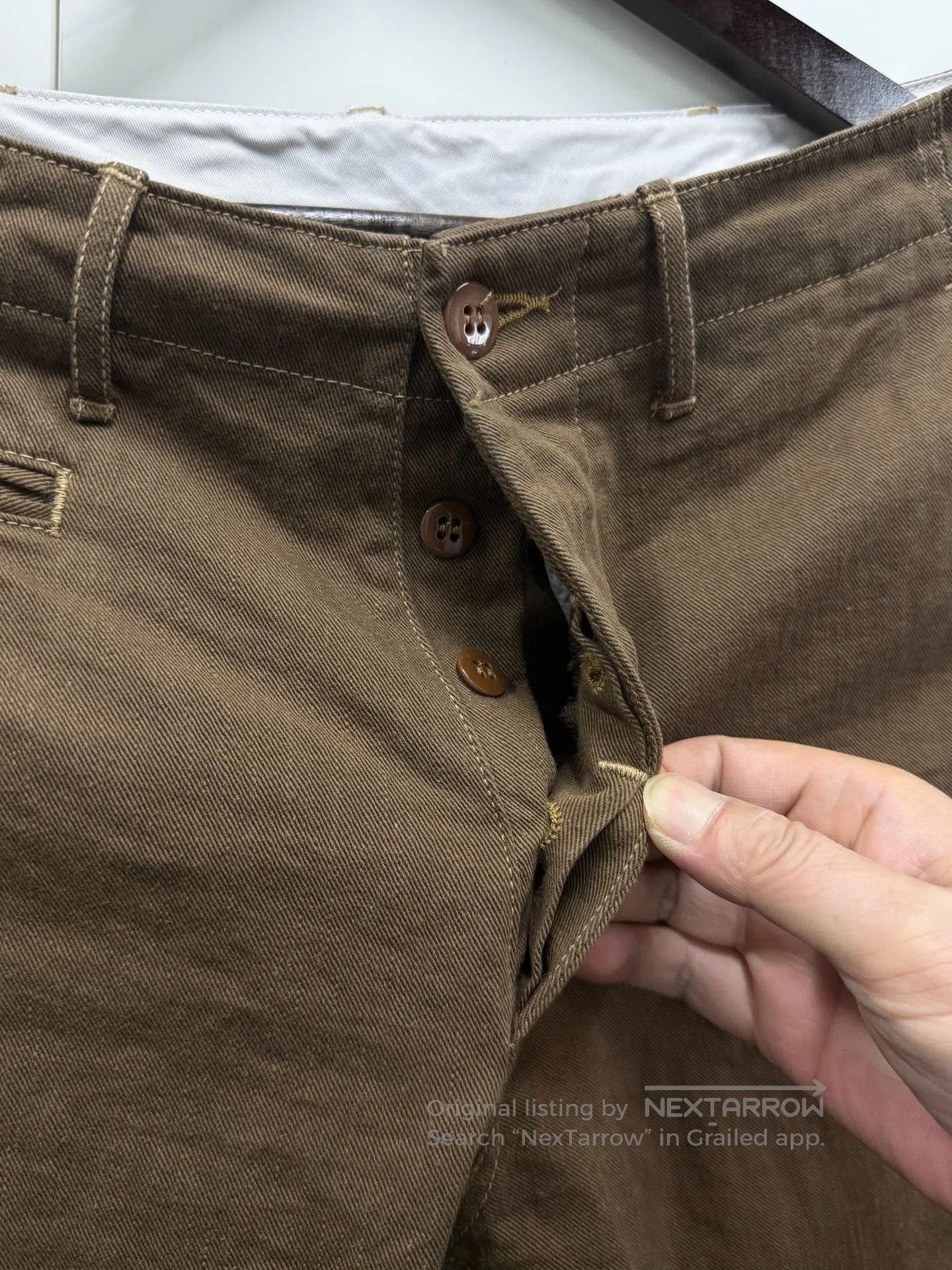 Other UES C408 Japanese Cotton Classic Straight Work Pants. Size US 31 - 3 Thumbnail