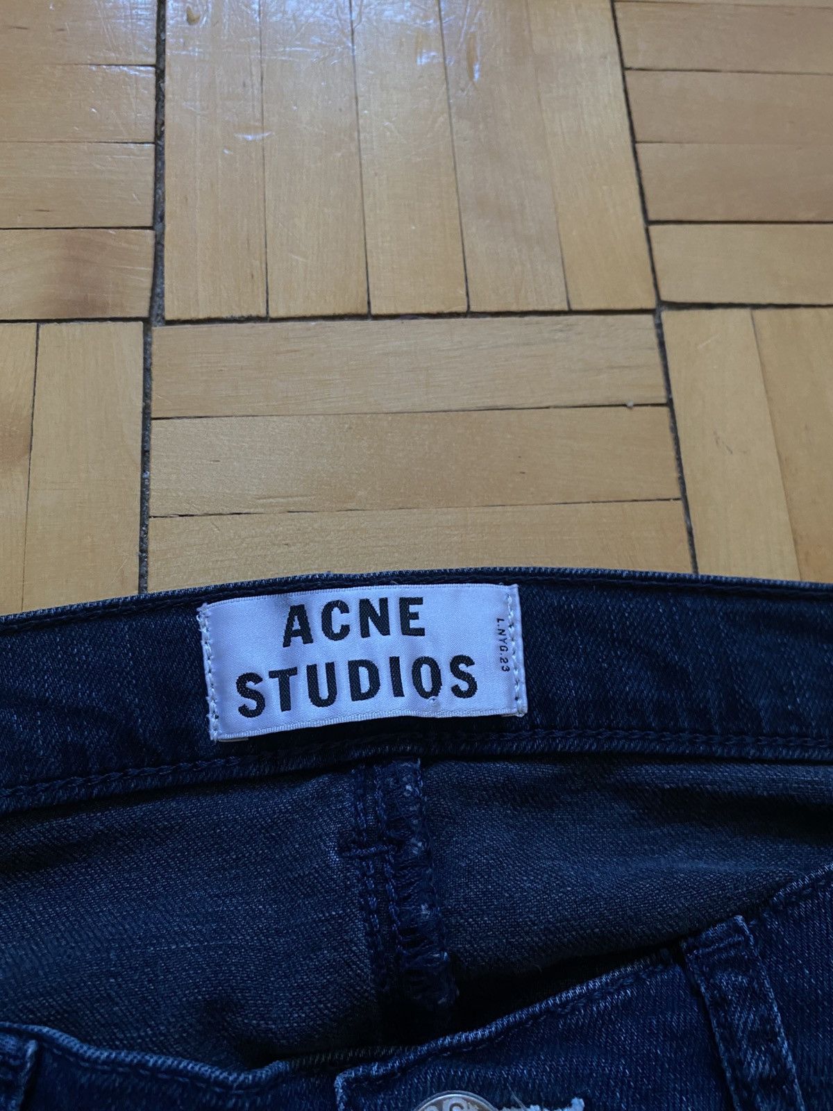 Acne Studios Acne Studios Max Man Ray Jeans Mens Wash Tapered Denim Size US 33 - 5 Thumbnail