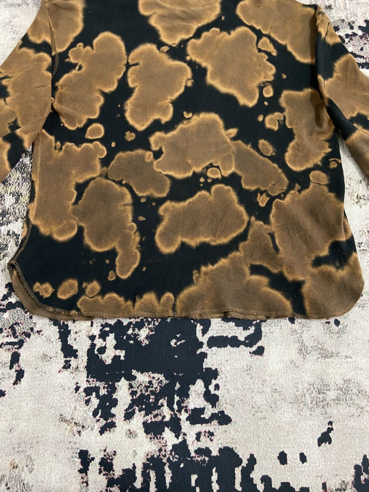 Japanese Brand 🔥niko and … UNSTUDIED Bleach Dyed Thermal Long Sleeve Size US M / EU 48-50 / 2 - 5 Thumbnail