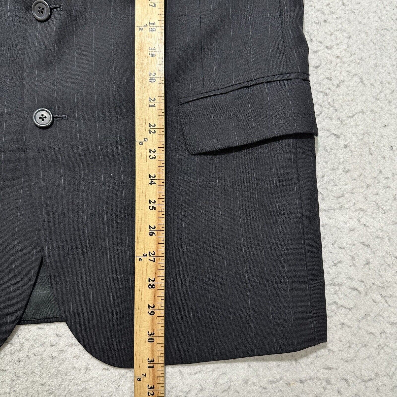 Jos. A. Bank Jos. A. Bank 42S 100% Wool Suit Jacket Dark Gray Coat Size 42S - 11 Thumbnail