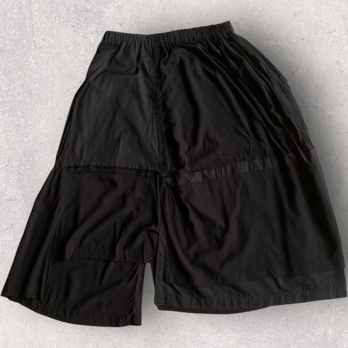 Yohji Yamamoto Ground Y SS18 Rayon Patchwork Skirt Size 28" / US 6 / IT 42 - 1 Thumbnail