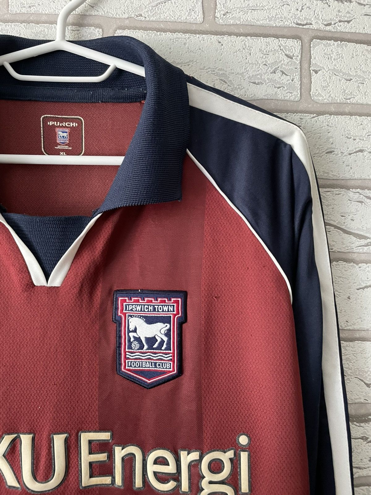 Vintage Ipswich Town 2002 2003 2004 Shirt Jersey Long Sleeve Punch Size US XL / EU 56 / 4 - 5 Thumbnail