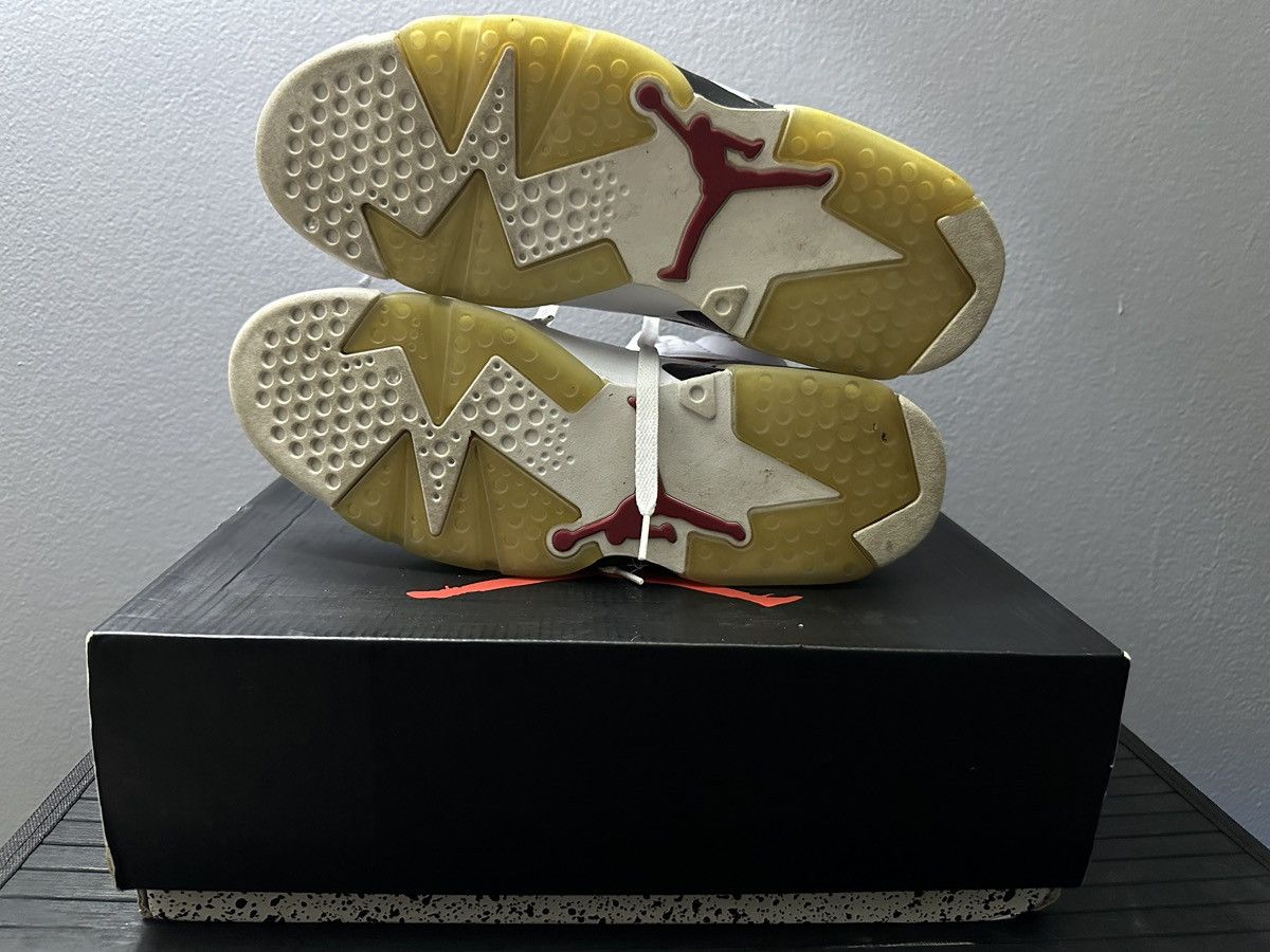 Jordan Brand × Nike 2008 Nike Air Jordan VI 6 Carmine CDP Size US 10.5 / EU 43-44 - 9 Thumbnail