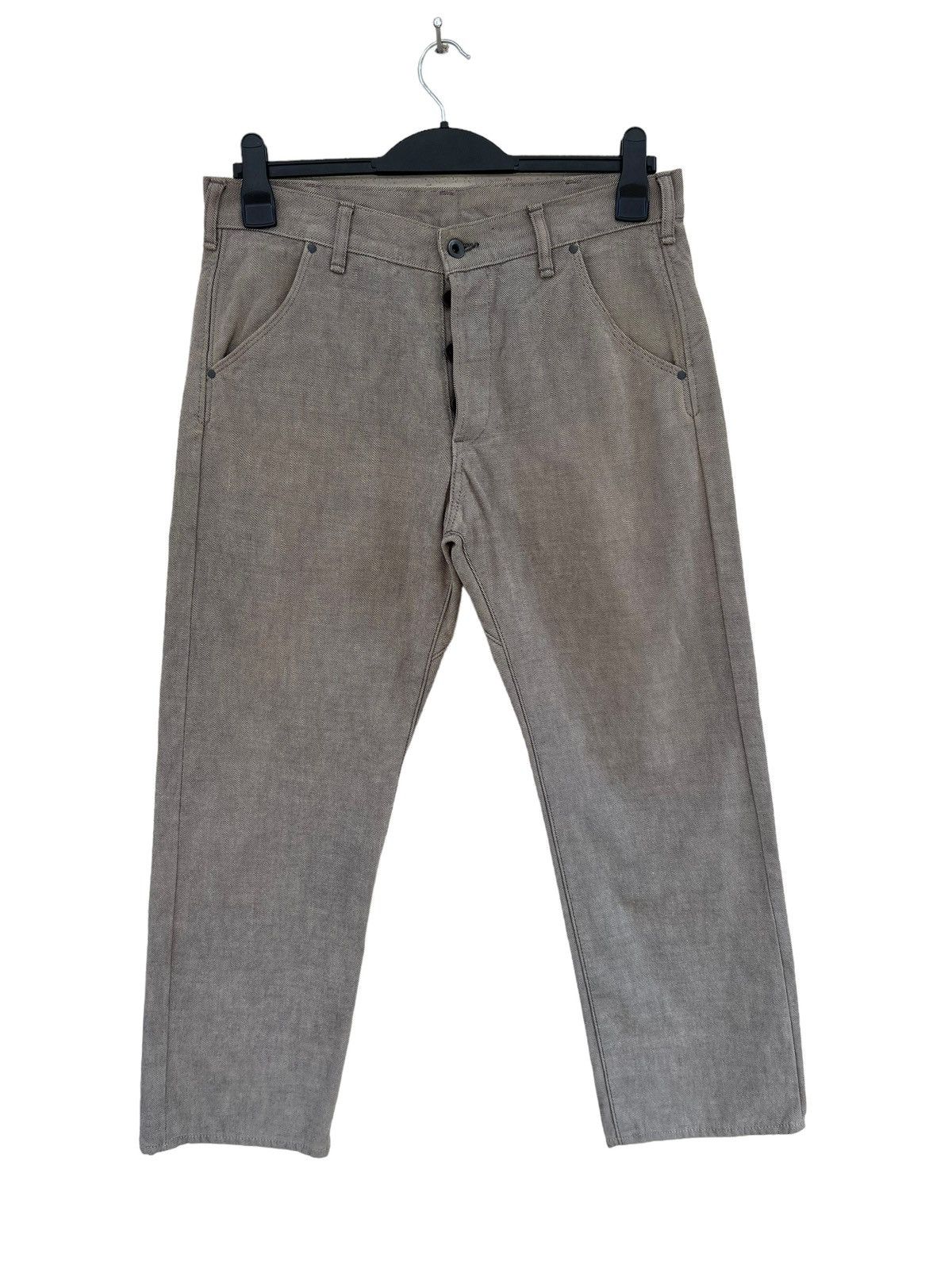 BRU NA BOINNE Bru Na Boinne Japan Muddy Grey Denim Cropped Selvedge Jeans Size US 31 - 6 Thumbnail