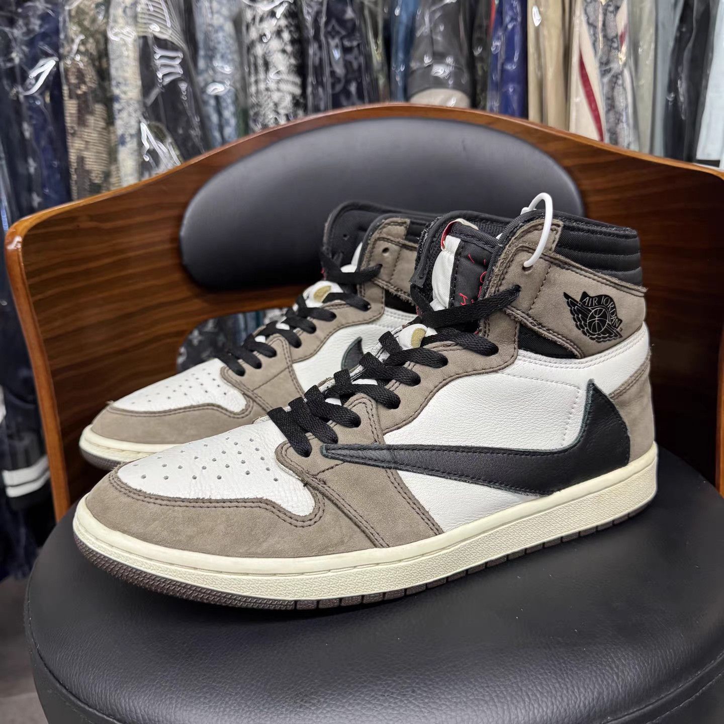 Jordan Brand Air Jordan 1 TS 1.0 Dark Brown K15 Size US 12 / EU 45 - 1 Thumbnail