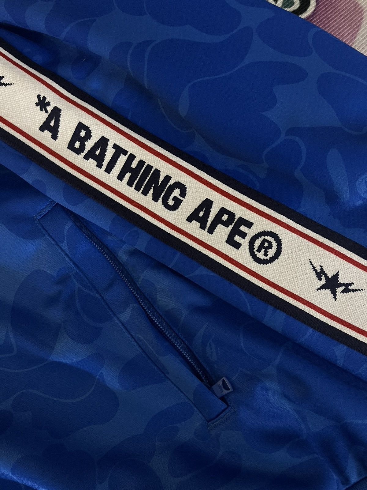 Bape NEW BAPE Camo Relaxed Fit Shark Full Zip Hoodie Blue - Med Size US M / EU 48-50 / 2 - 3 Thumbnail
