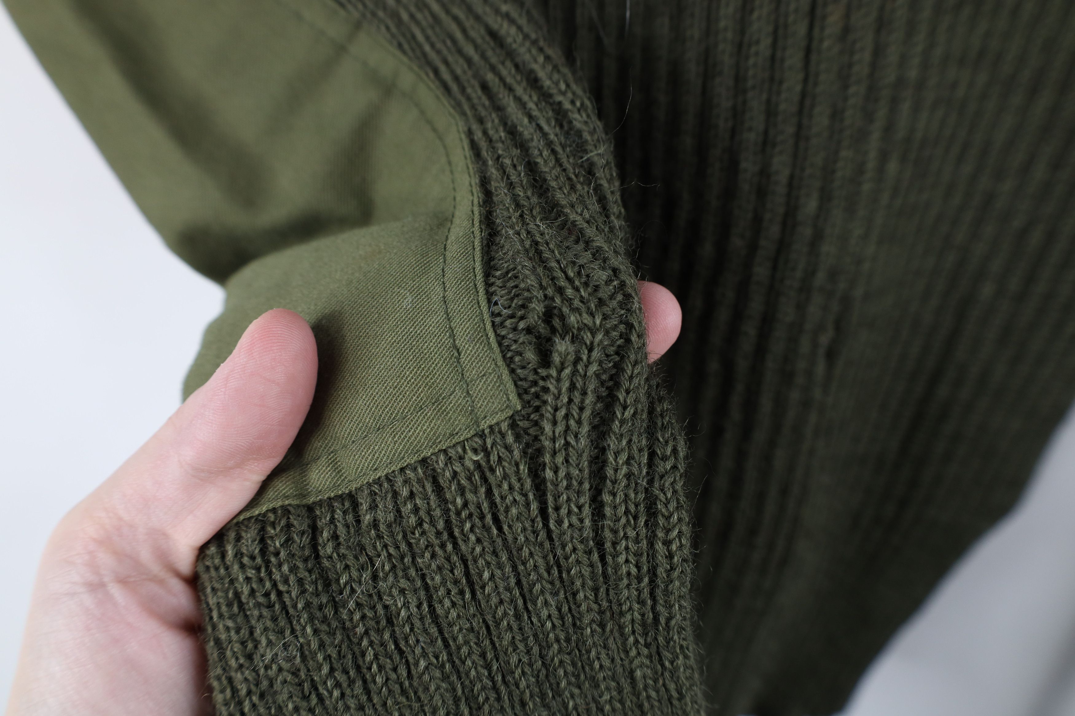 L.L. Bean × Vintage Vintage 70s LL Bean Wool Commando Military Sweater Green Size US M / EU 48-50 / 2 - 9 Thumbnail