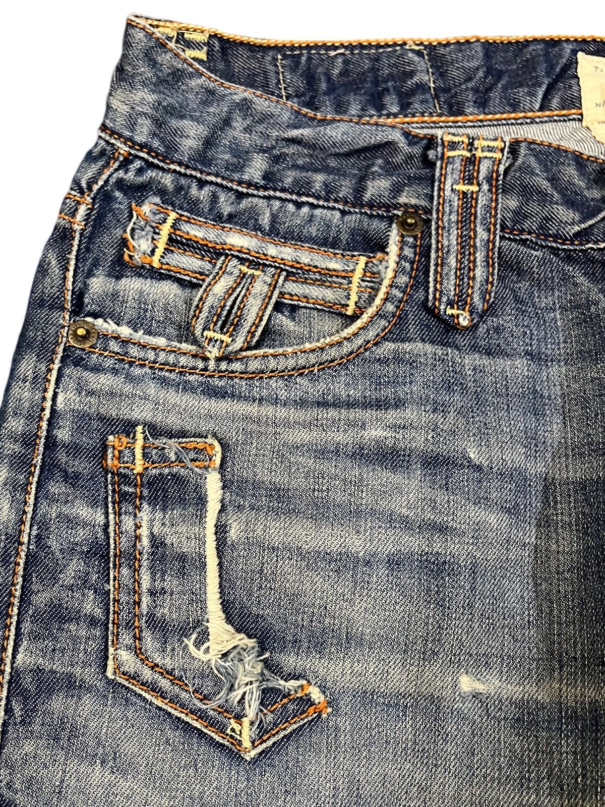 Ben Taverniti Unravel Project × Jimmy Taverniti × Taverniti Vintage Taverniti Flare Grunge Distressed Denim Size US 32 / EU 48 - 4 Thumbnail