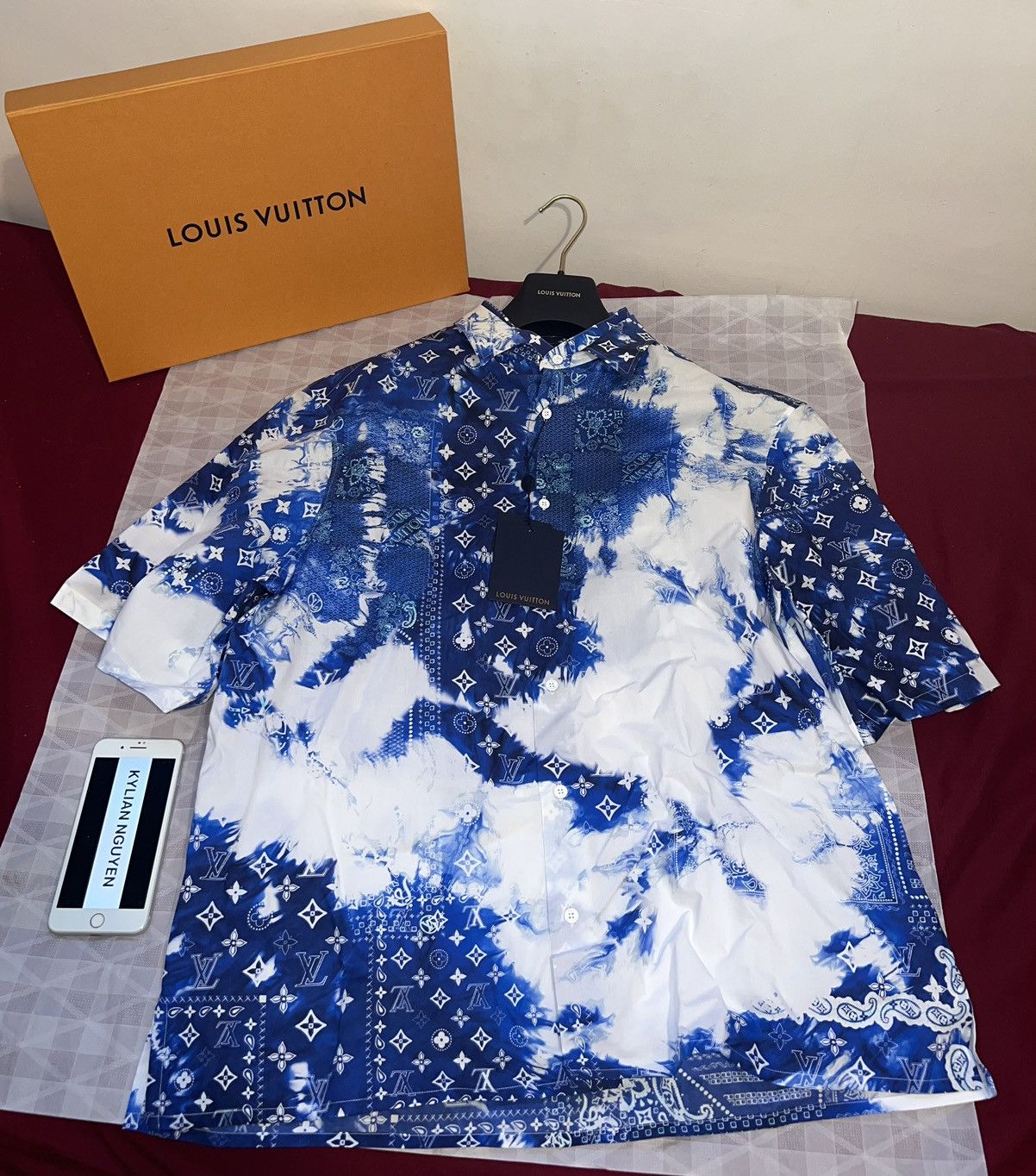 Louis Vuitton Monogram Bandana Short-Sleeved Shirt 1AA4UG | Grailed