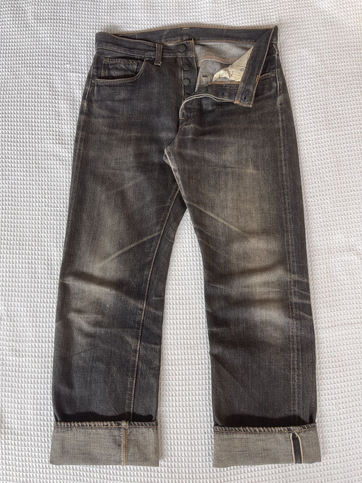 Denime Rare🔥Vintage Denime Japan Selvedge Jeans Size US 33 - 2 Thumbnail