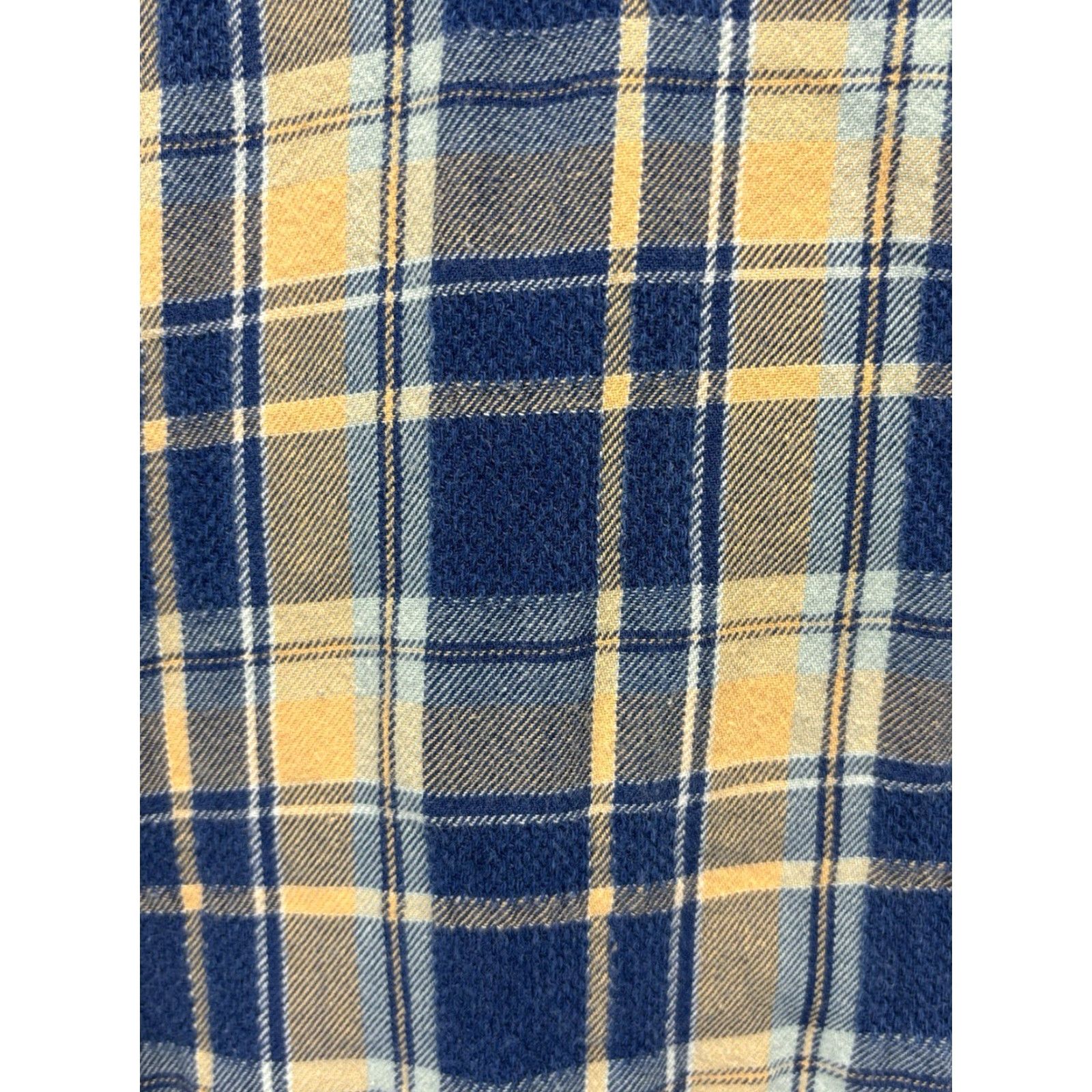 Lucky Brand LUCKY BRAND Men’s Large Classic Fit True Indigo Pearl Snap Plaid Shirt Western Size US L / EU 52-54 / 3 - 6 Thumbnail