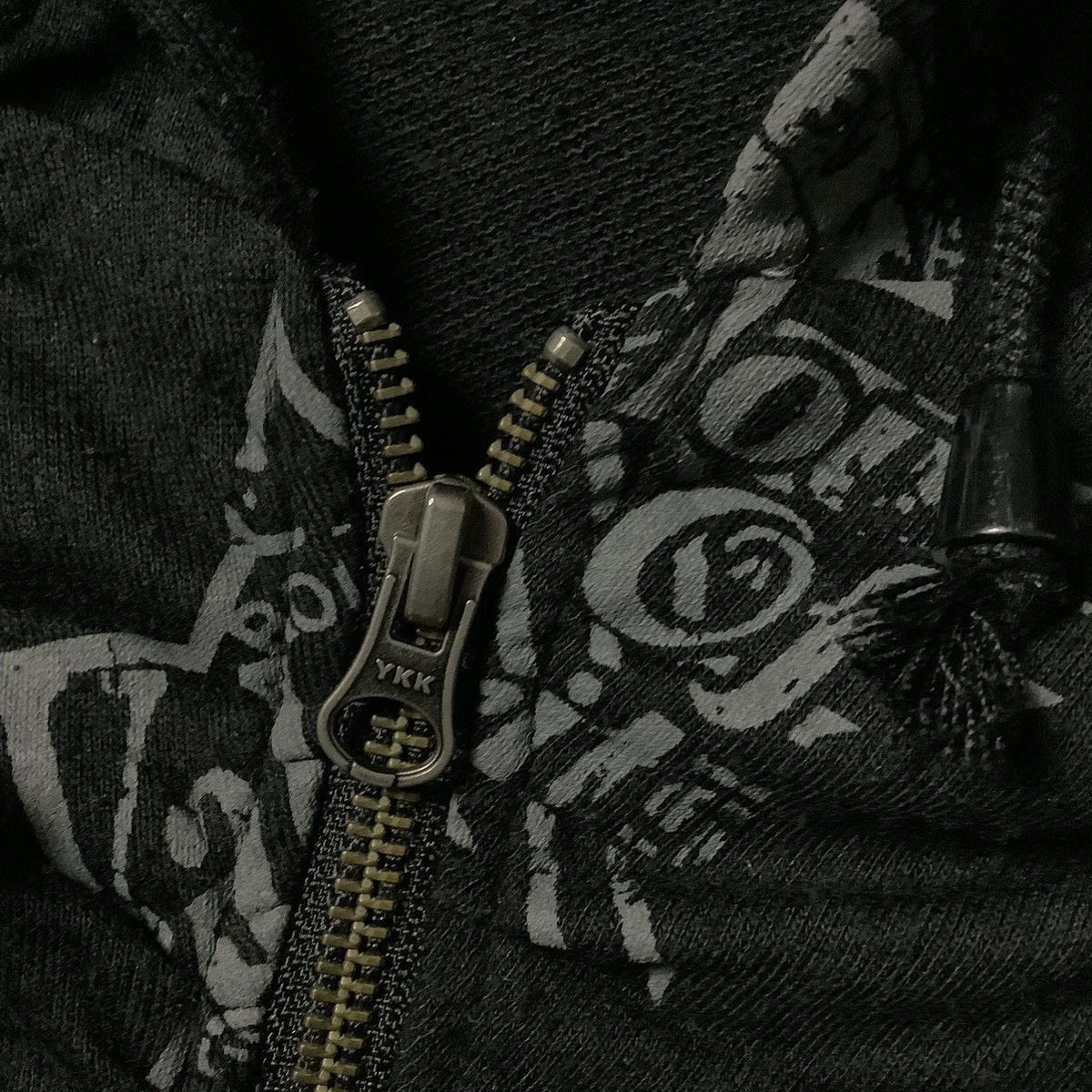 Hysteric Glamour × If Six Was Nine × Le Grande Bleu (L.G.B.) Ecrire Y2K Zipper Full Print Hoodie ifsixwasnine lgb style Size US L / EU 52-54 / 3 - 5 Thumbnail