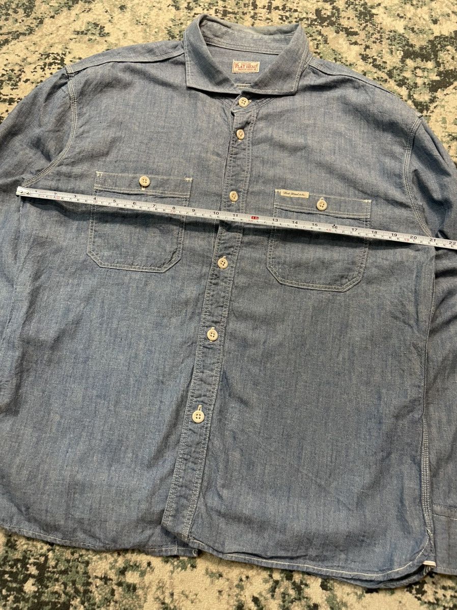 The Flat Head The Flat Head Japan Denime Selvedge Button Up Shirt Size US M / EU 48-50 / 2 - 8 Thumbnail