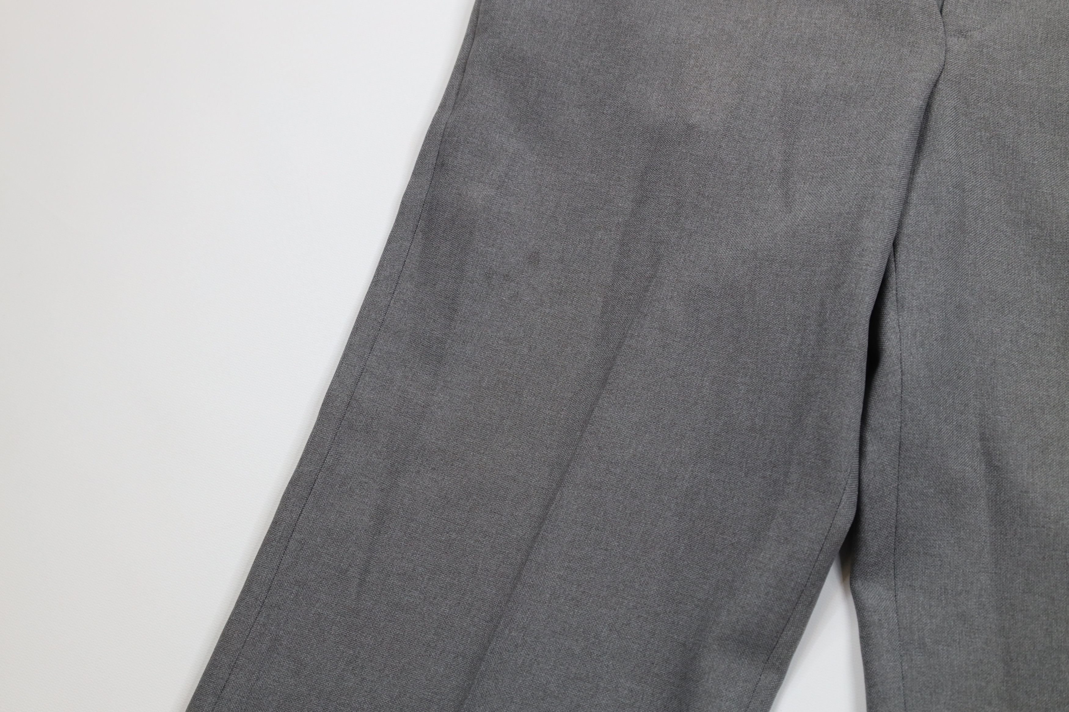 Vintage Vintage 70s Streetwear Flared Wide Leg Chino Pants Gray USA Size US 34 / EU 50 - 5 Thumbnail