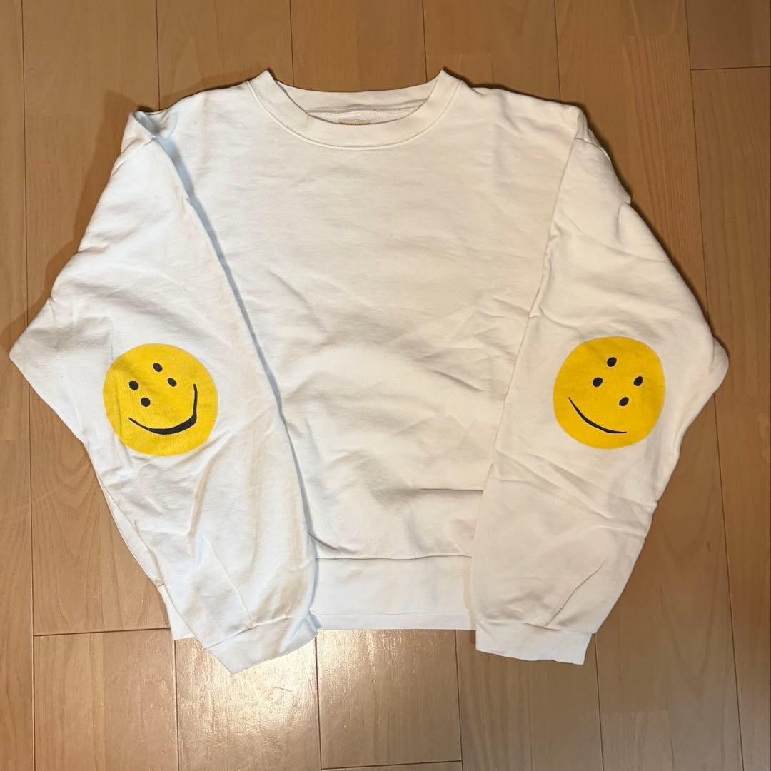 Kapital Kapital Smile Sweatshirt White Size US XL / EU 56 / 4 - 1 Thumbnail