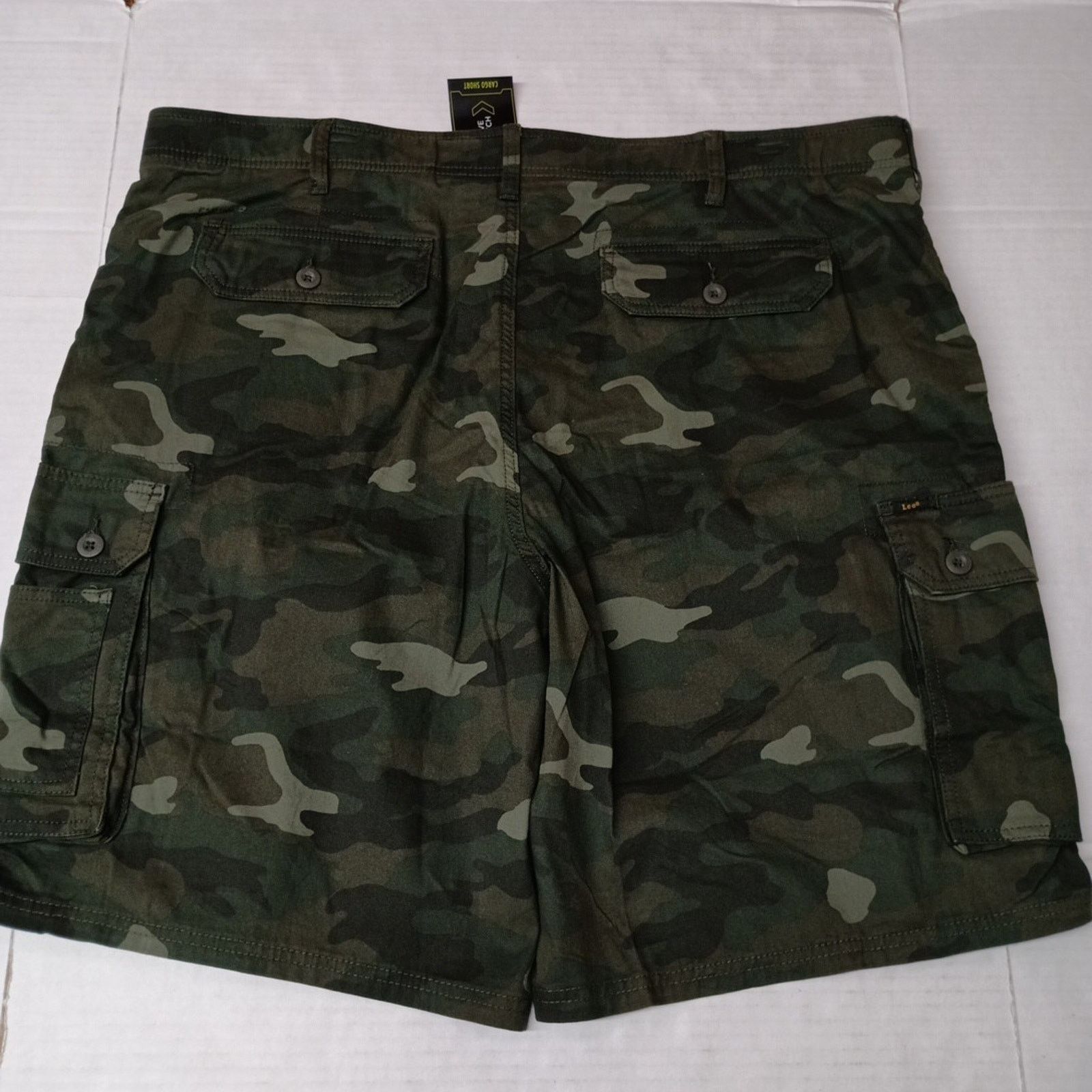 Lee Lee Men's 46 Cargo Shorts Green Camo Motion Flex Waistband Size US 44 / EU 60 - 5 Thumbnail