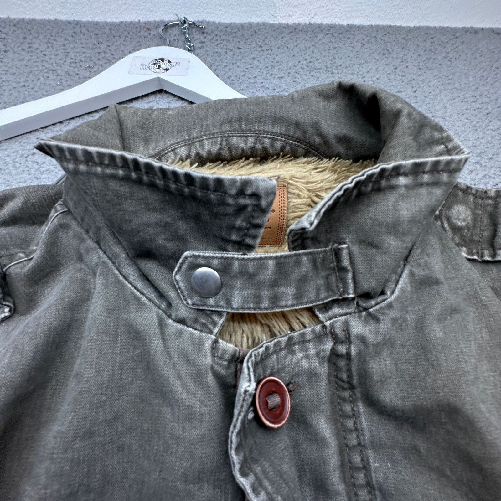 Guess Guess Jeans Military Distressed Jacket Mens Large Green M65 Size US L / EU 52-54 / 3 - 11 Thumbnail