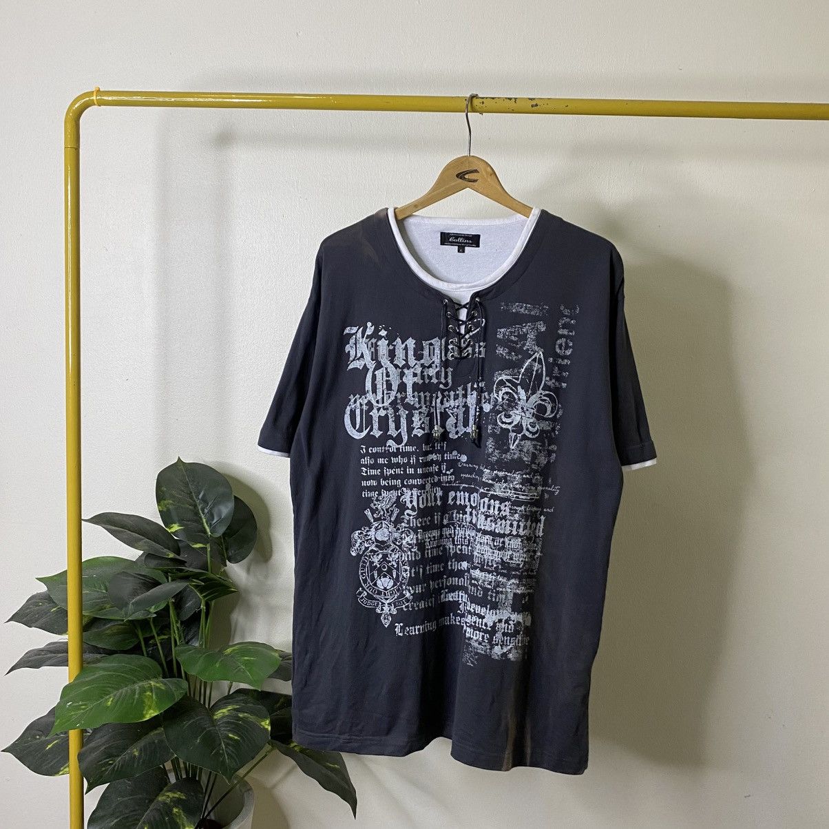 If Six Was Nine Collins Seditionaries Poem Cyber Gothic Punk Grunge LGB Tee Size US XL / EU 56 / 4 - 1 Thumbnail