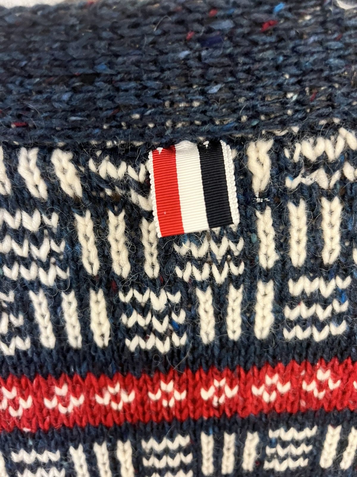 Thom Browne Thom Browne Dog Intarsia Fair Isle Knit Cardigan – Size 4 Size US L / EU 52-54 / 3 - 3 Thumbnail