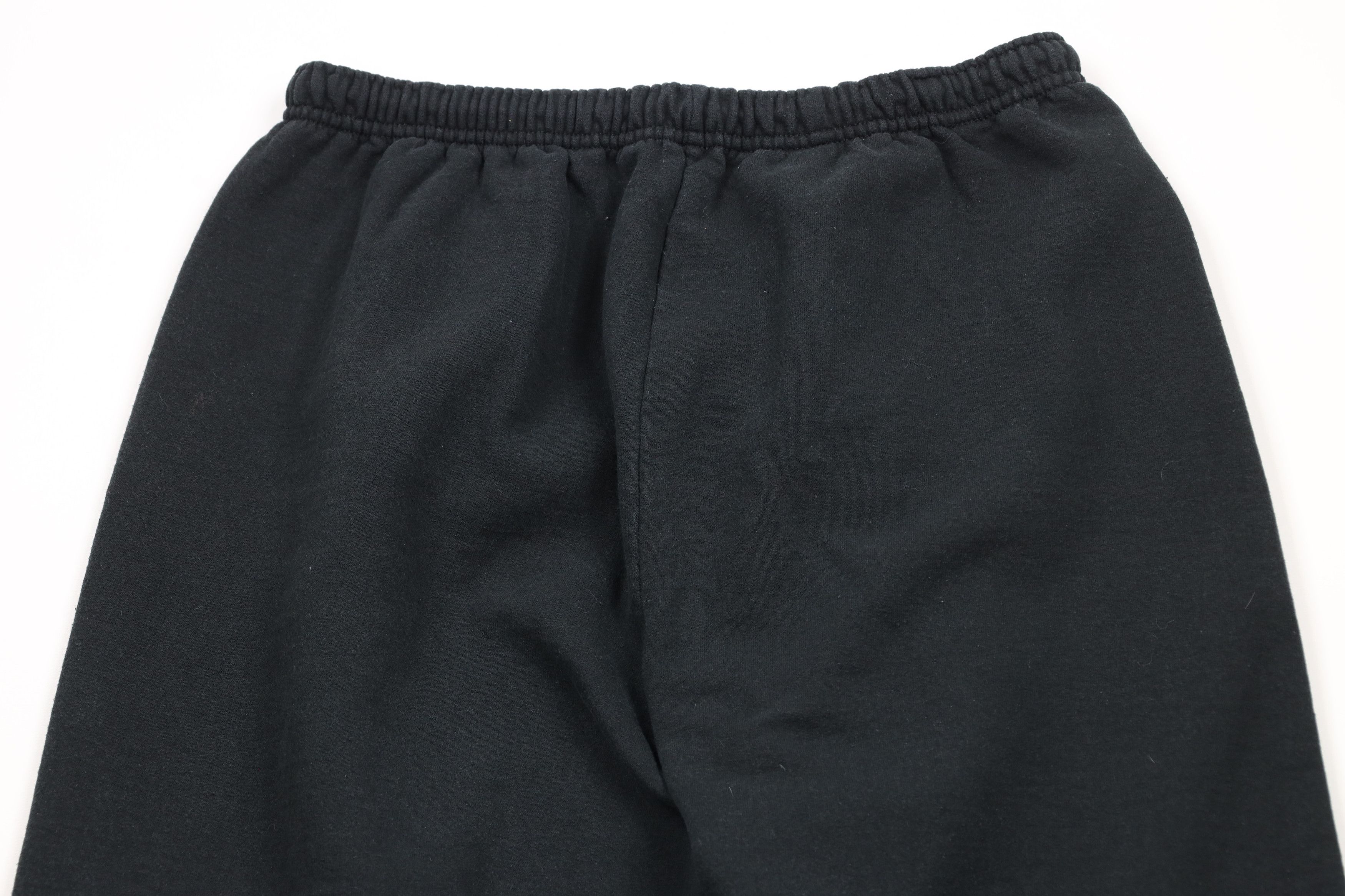 Vintage Vintage 90s Streetwear Blank Cuffed Sweatpants Joggers Black Size US 38 / EU 54 - 8 Thumbnail