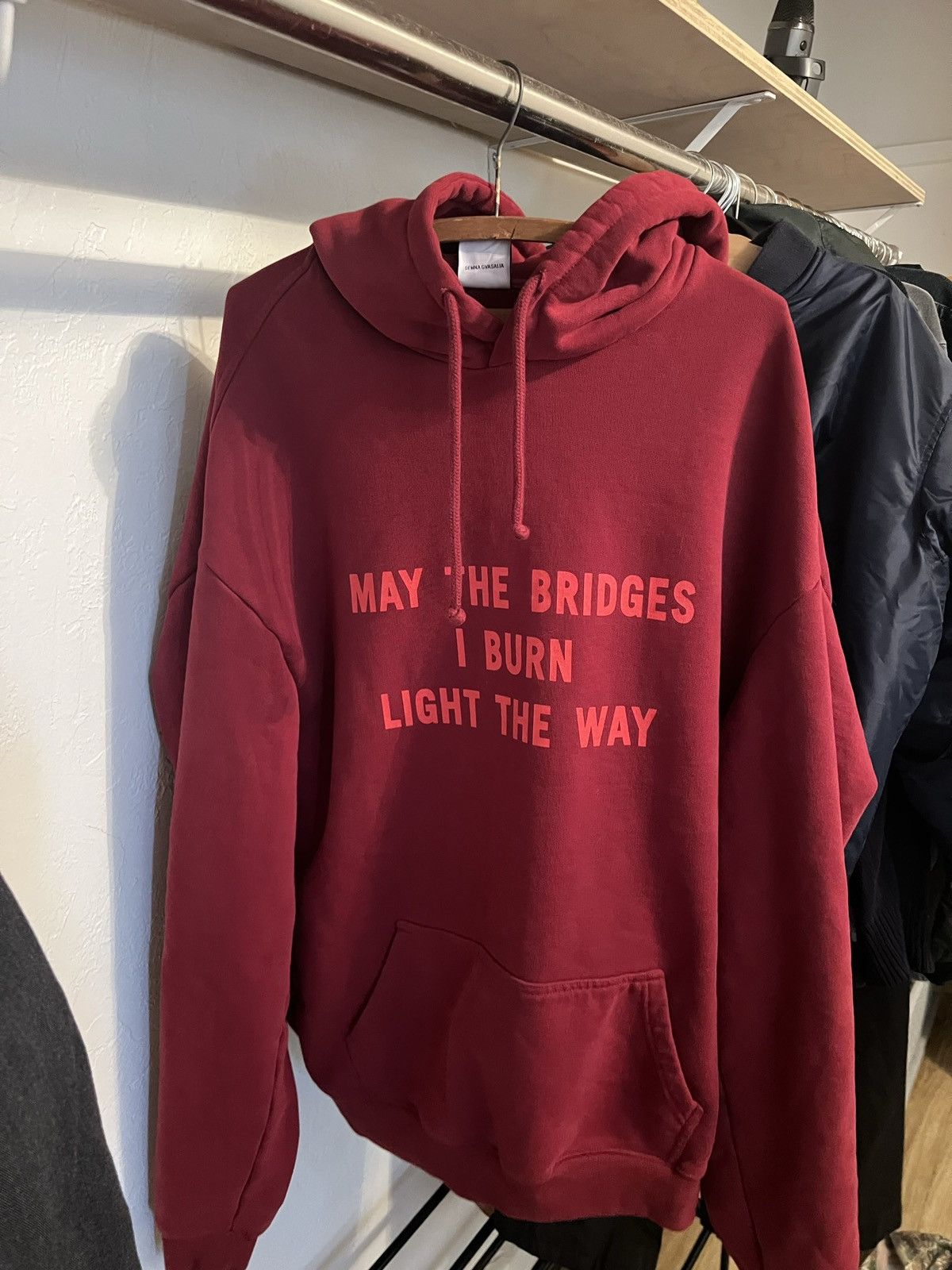Vetements Vetements AW17 may the bridges pullover hoodie Size US L / EU 52-54 / 3 - 1 Thumbnail