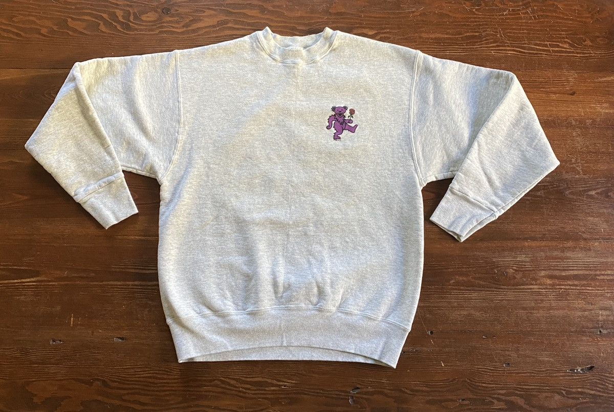 Grateful Dead Vintage ‘95 Grateful Dead Lightning Skull Bear Rose Crewneck Size US L / EU 52-54 / 3 - 2 Thumbnail