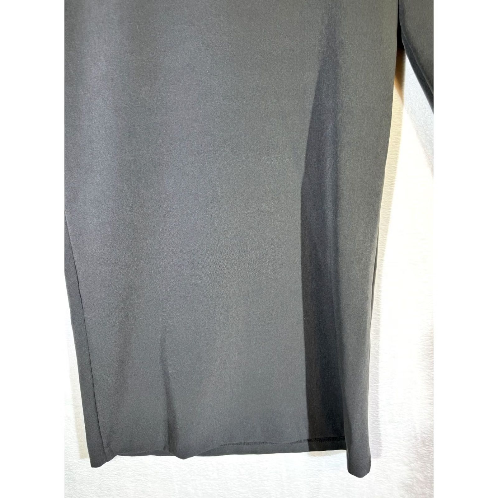 Vintage Halogen Dress Women's Small Black Shift Pullover Polyester Stretch Tie Neck W430 Size S / US 4 / IT 40 - 6 Thumbnail