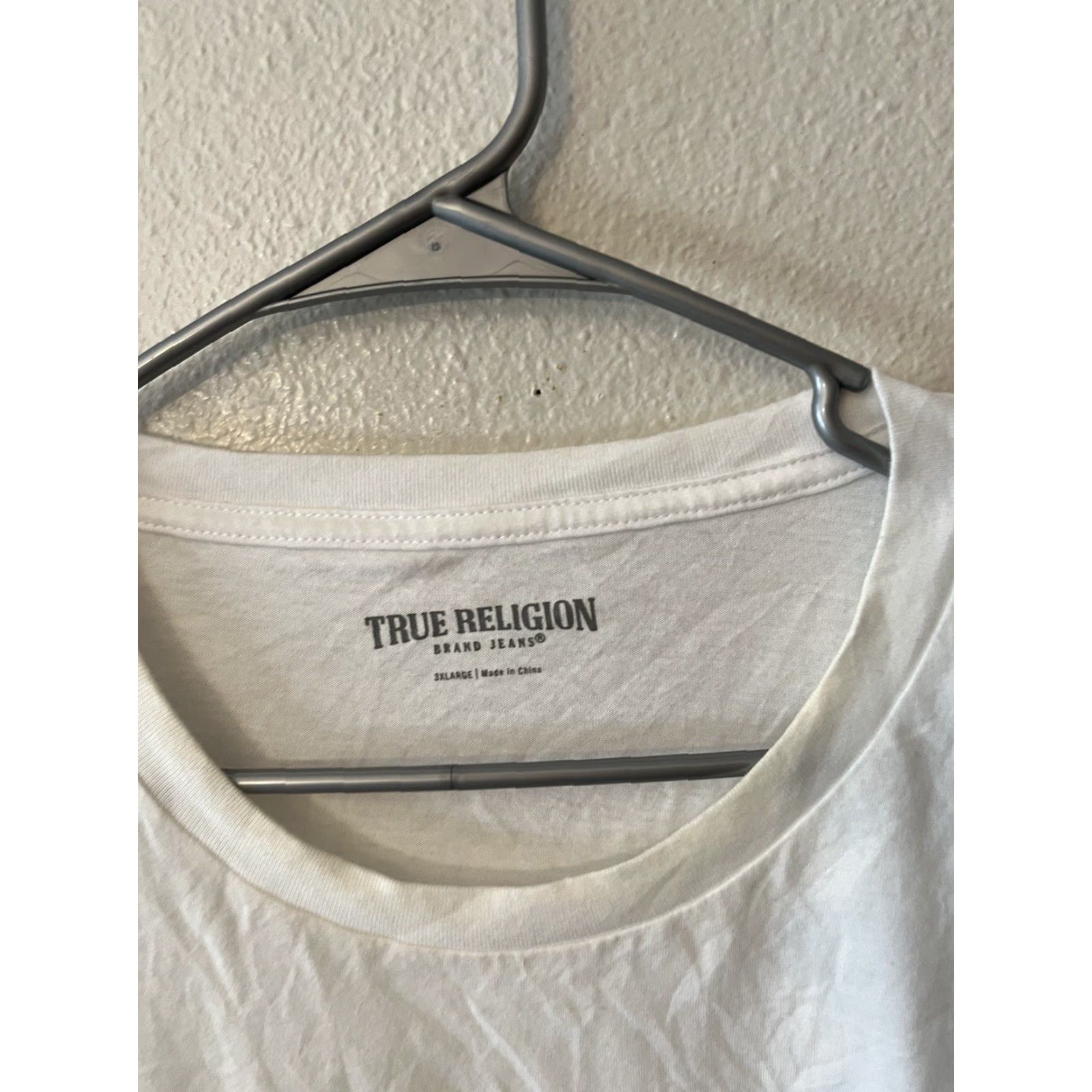 True Religion True Religion T-Shirt Shirt Men 3XL White Graphic Tee Logo Crew Neck Short Sleeve Men’s Tee Size US XXL / EU 58 / 5 - 3 Thumbnail