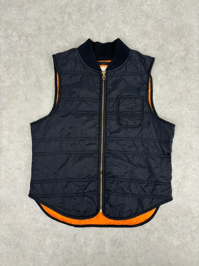 Polo Ralph Lauren 2010s Denim & Supply Ralph Lauren Black Nylon Quilted USA Flag Bomber Vest Size S / US 4 / IT 40 - 2 Thumbnail