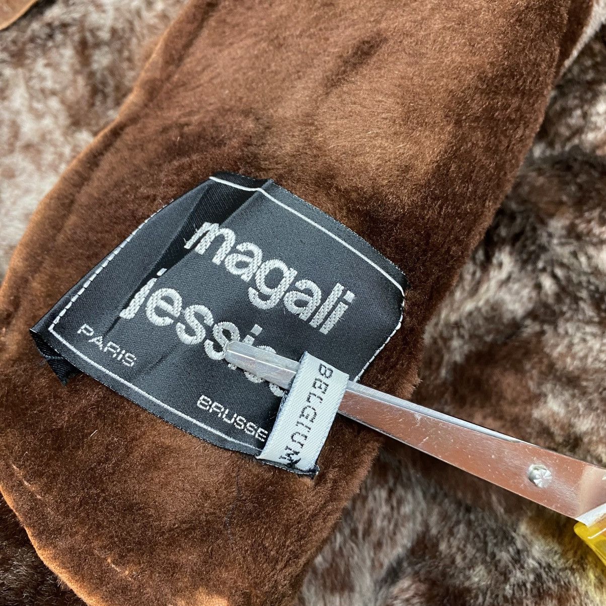 If Six Was Nine Magali Jessica Fur Suede Leather Jacket Size US L / EU 52-54 / 3 - 14 Thumbnail