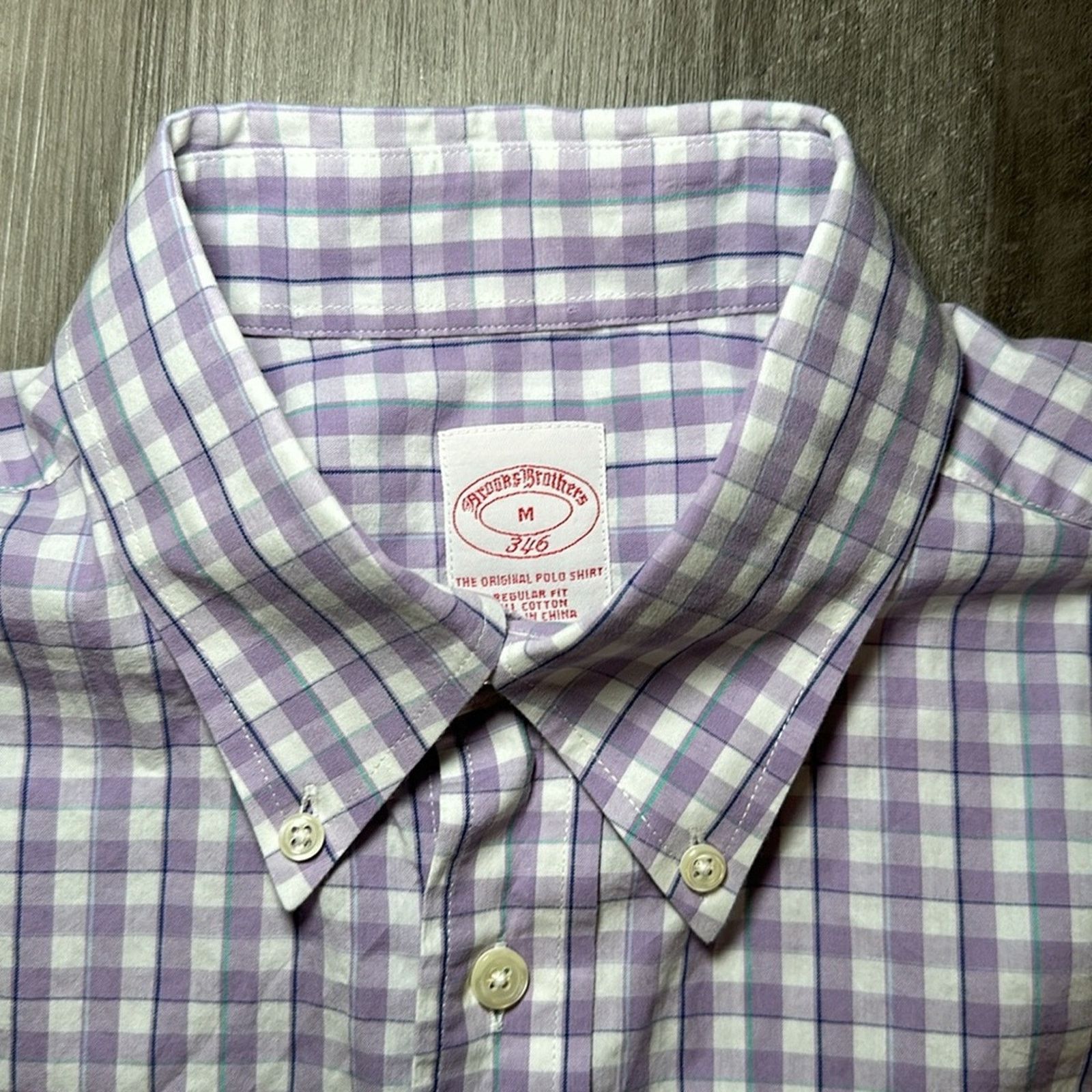 Brooks Brothers Brooks Brothers 346 Regular Fit Long Sleeve - Medium Size US M / EU 48-50 / 2 - 6 Thumbnail