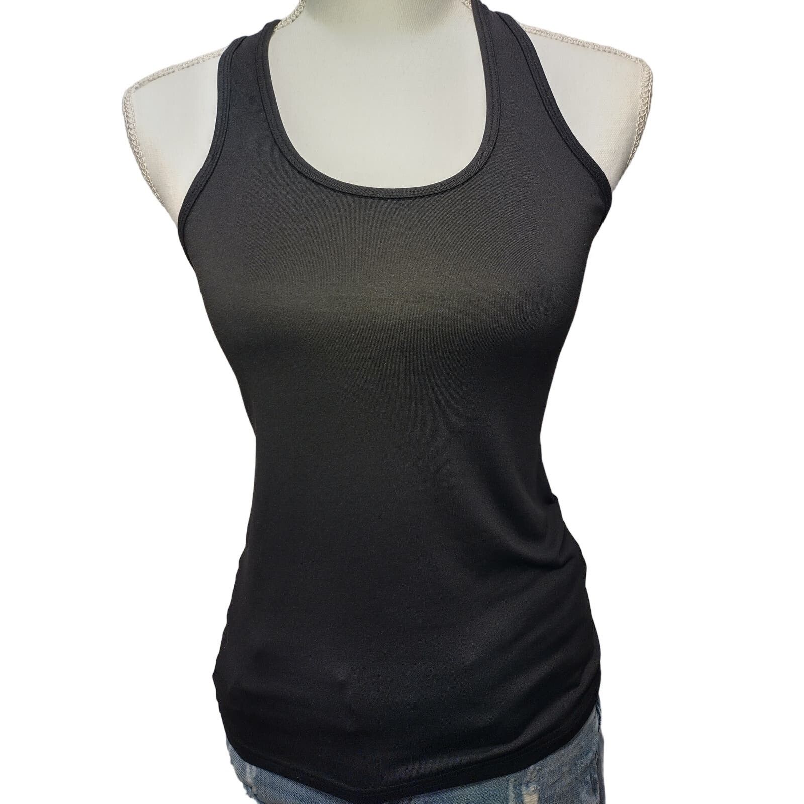Champion Champion Women Tank Scoop Neck Racerback Sleeveless Black Size S / US 4 / IT 40 - 1 Thumbnail