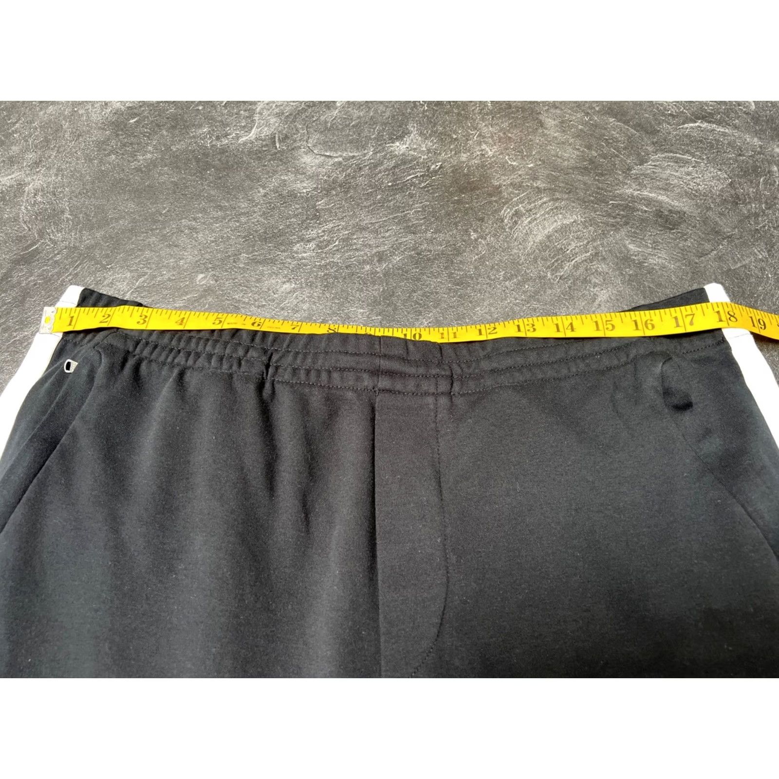 Vintage Polo Sport Polo Ralph Lauren Jogger Pants Men 2XL Black White Stripes Side Stripe Tapered Pocket Elastic Waist Knit Blended Fabric Size US XXL / EU 58 / 5 - 5 Thumbnail