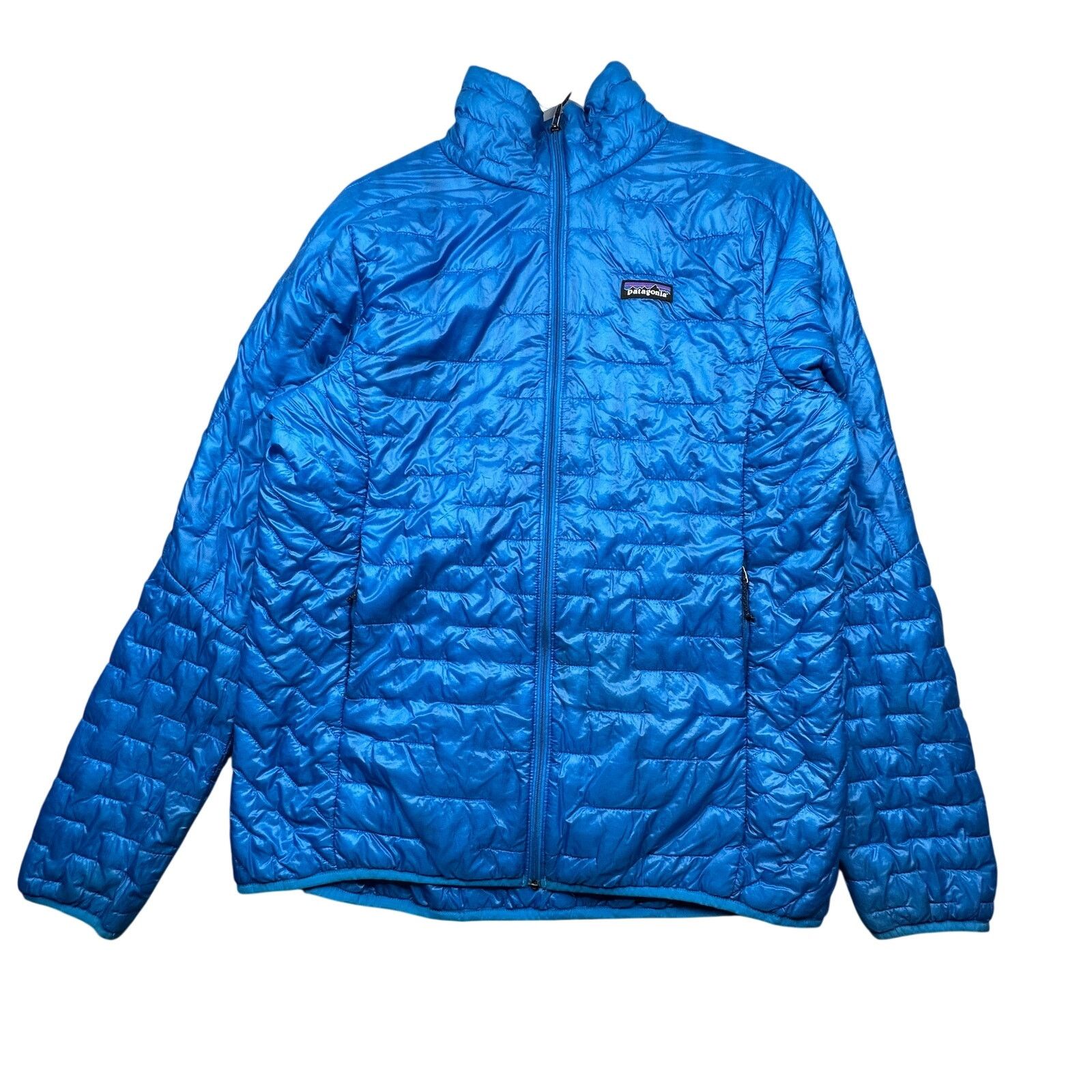 Patagonia Patagonia 84070 Micro Puff Blue Jacket Womens XL Puffer Size XL / US 12-14 / IT 48-50 - 1 Thumbnail
