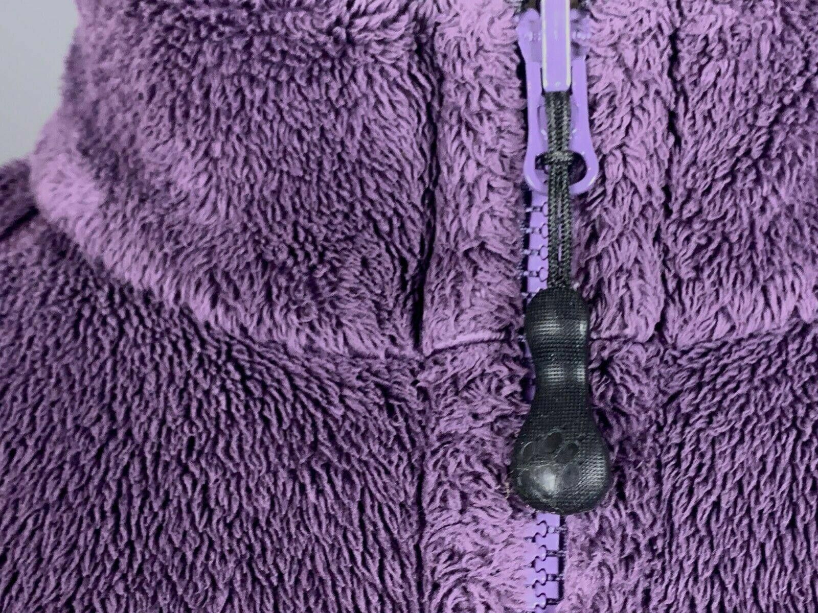 Jack Wolfskin Ladies Jack Wolfskin Outdoor Purple Zip Pile Sweater Size S Size S / US 4 / IT 40 - 7 Thumbnail