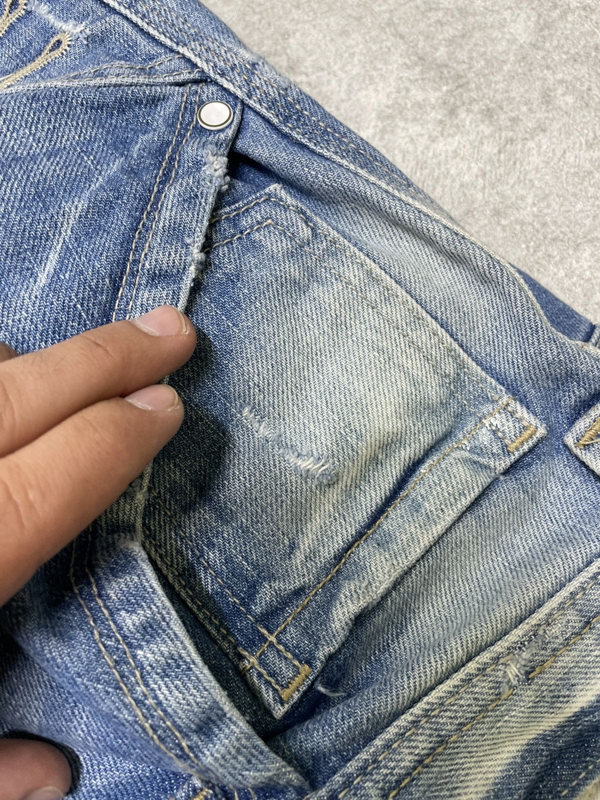If Six Was Nine × Japanese Brand × Le Grande Bleu (L.G.B.) Flared Denim Jeans – LGB / If Six Was Nine Energy Size US 32 / EU 48 - 16 Thumbnail