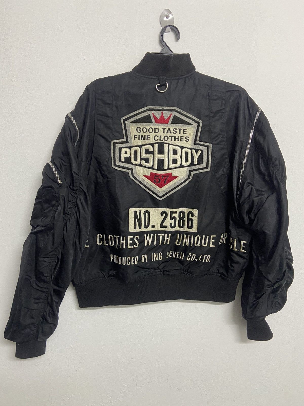 Japanese Brand Vintage PoshBoy Bomber jacket Size US M / EU 48-50 / 2 - 1 Thumbnail