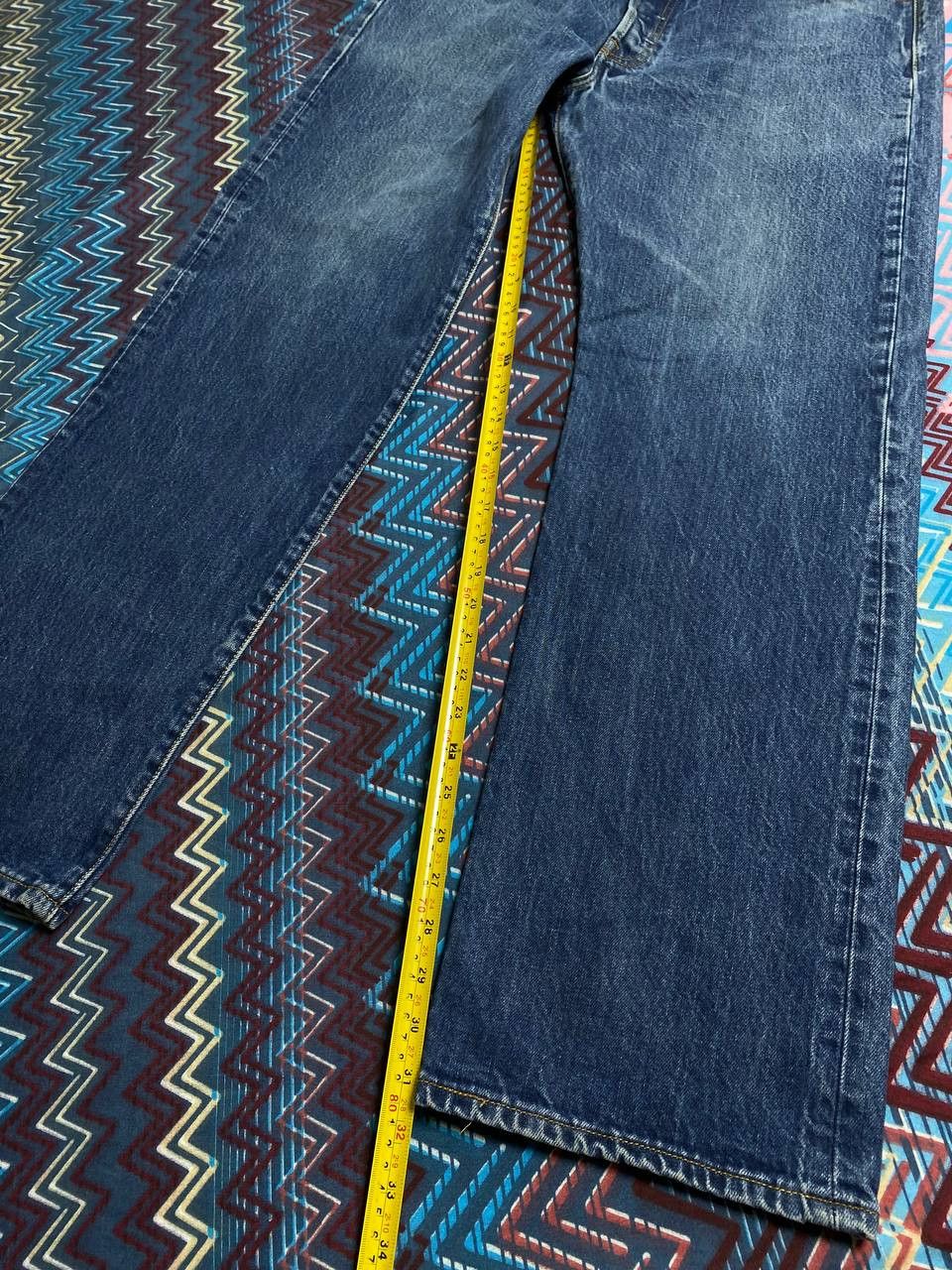 Levi's × Vintage Vintage Levi’s 501 Faded Blue Jeans 36x32 Size US 36 / EU 52 - 9 Thumbnail
