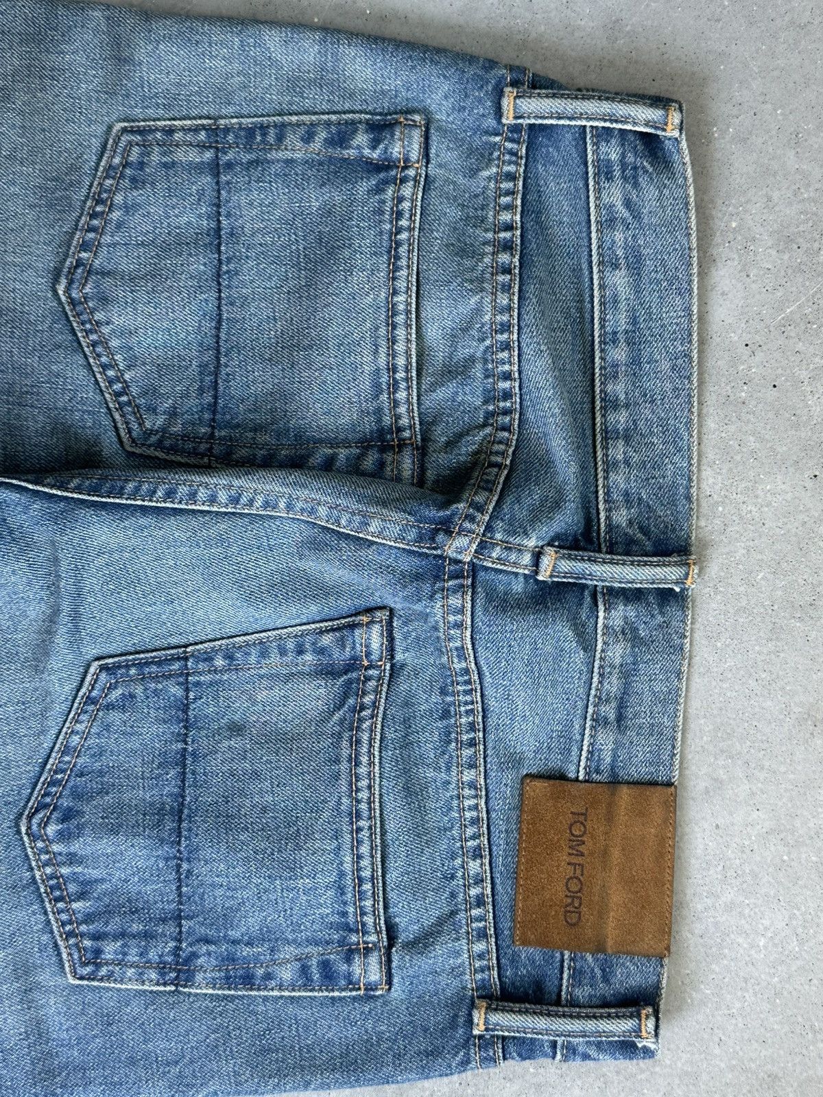 Tom Ford Tom ford jeans selvedge blue washed faded Size US 29 - 8 Thumbnail