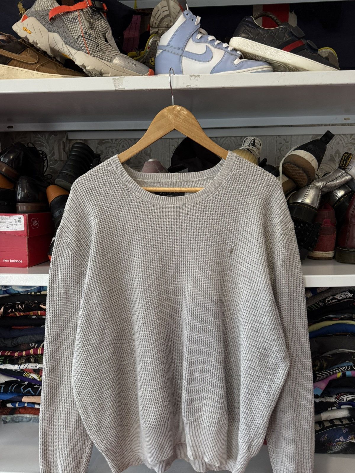 Other Vintage Allsaints Knitted Sweater Luxury Japanese Y2K Size US L / EU 52-54 / 3 - 2 Thumbnail