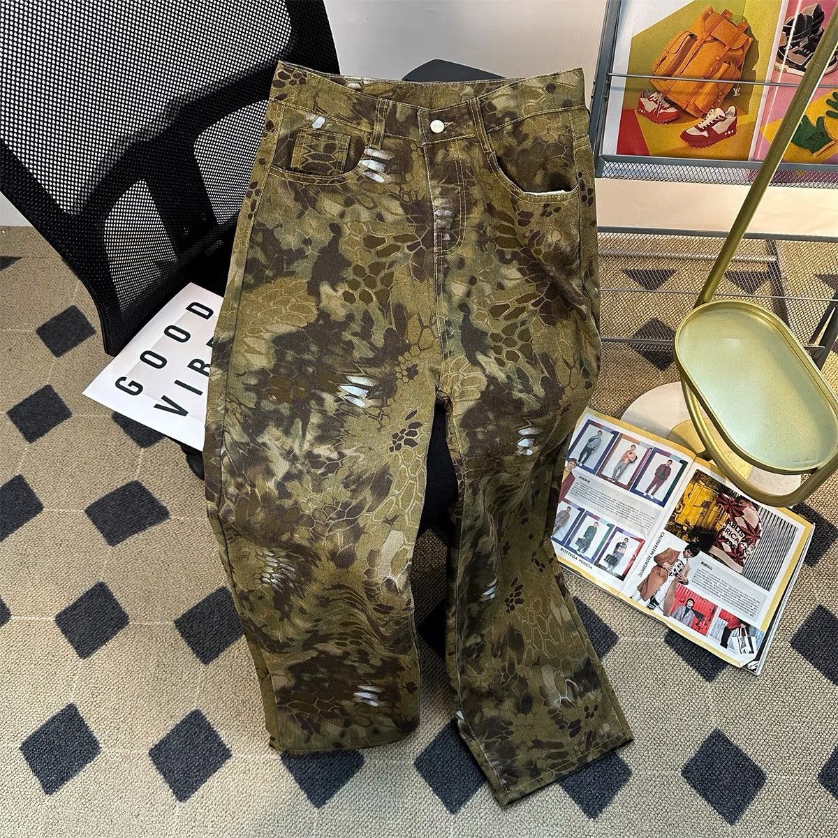 Japanese Brand × Vintage Retro punk pants Size US 30 / EU 46 - 1 Thumbnail