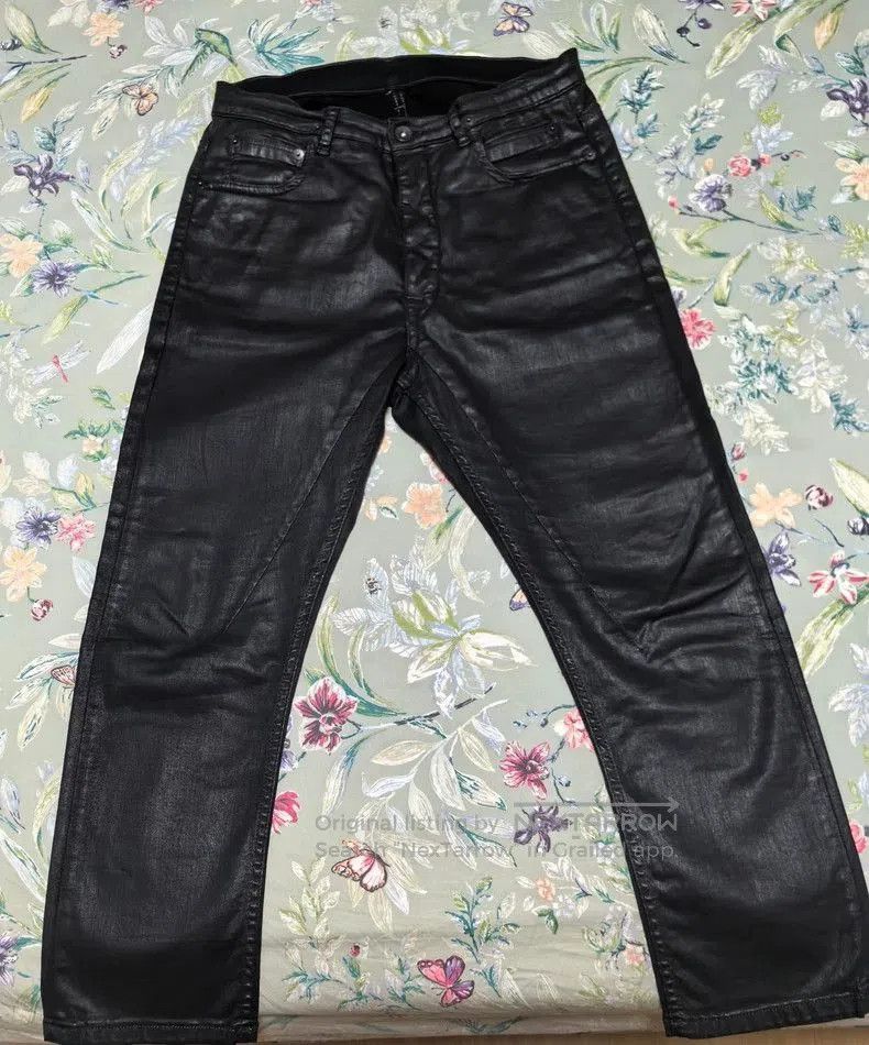 Rick Owens Drkshdw Rick Owens DRKSHDW Cropped Wax Pants. Size US 28 / EU 44 - 1 Thumbnail