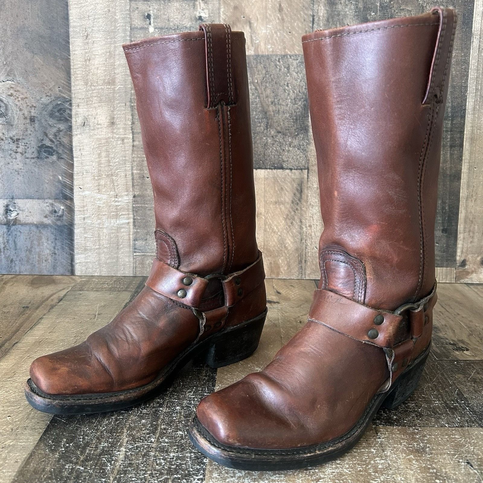 Frye Frye 150th Anniversary Buckle Harness Boots Womens 6 M Size US 6 / IT 36 - 12 Thumbnail