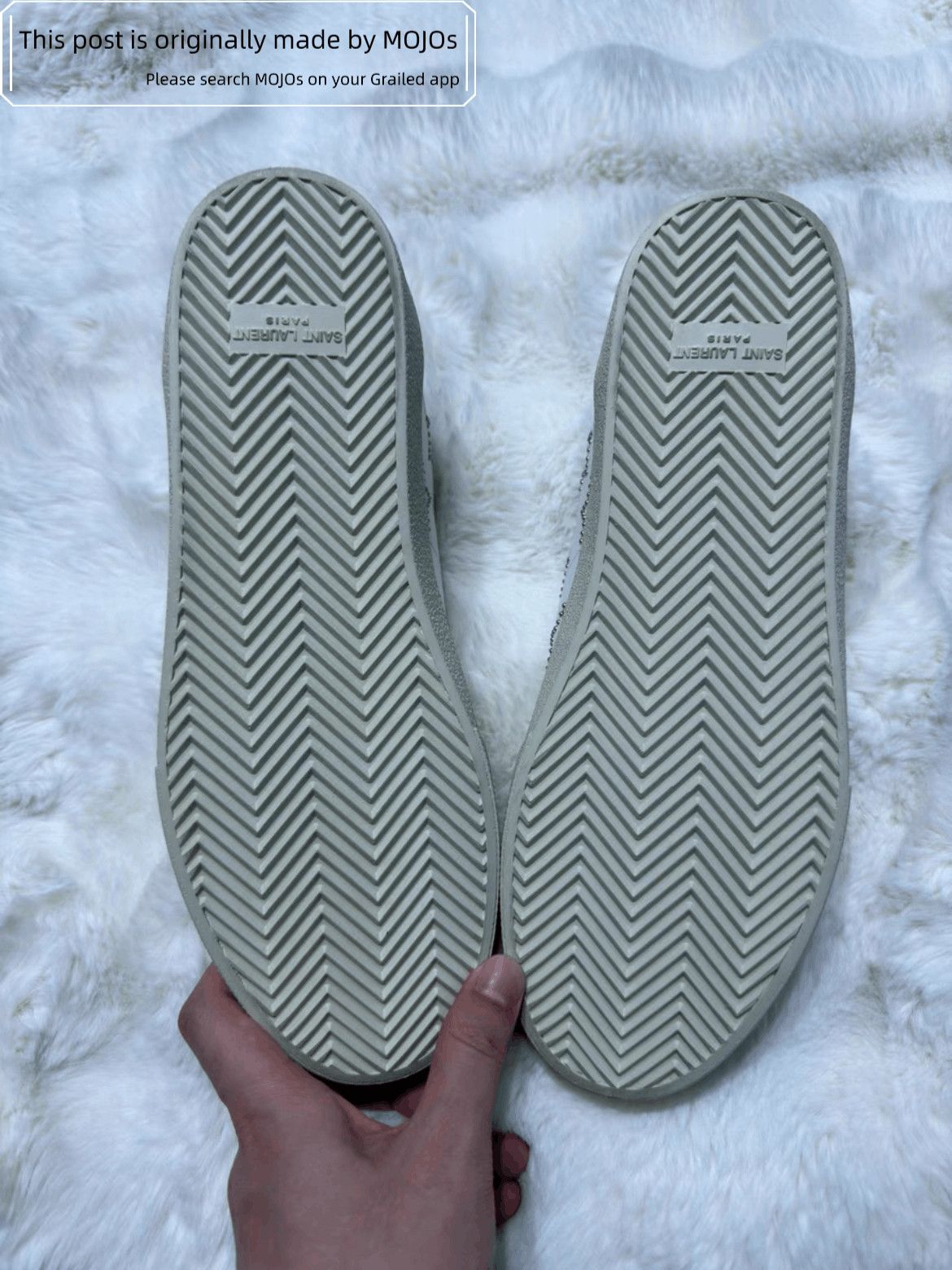 Saint Laurent Paris Sz 43 Saint Laurent Paris Rivet Star Pattern ...