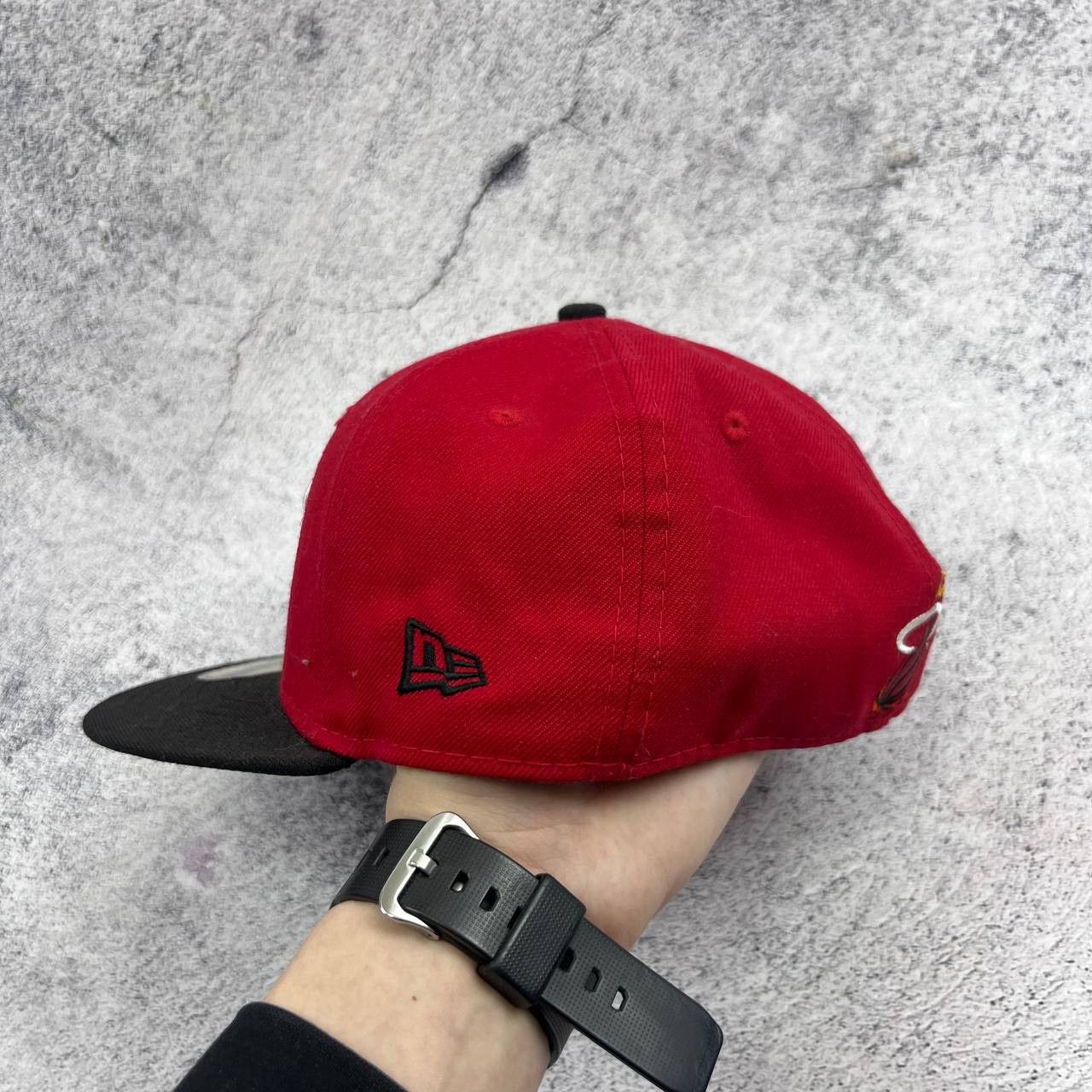 New Era New Era 59FIFTY Miami Heat Hardwood Classics Fitted Cap Size ONE SIZE - 4 Thumbnail